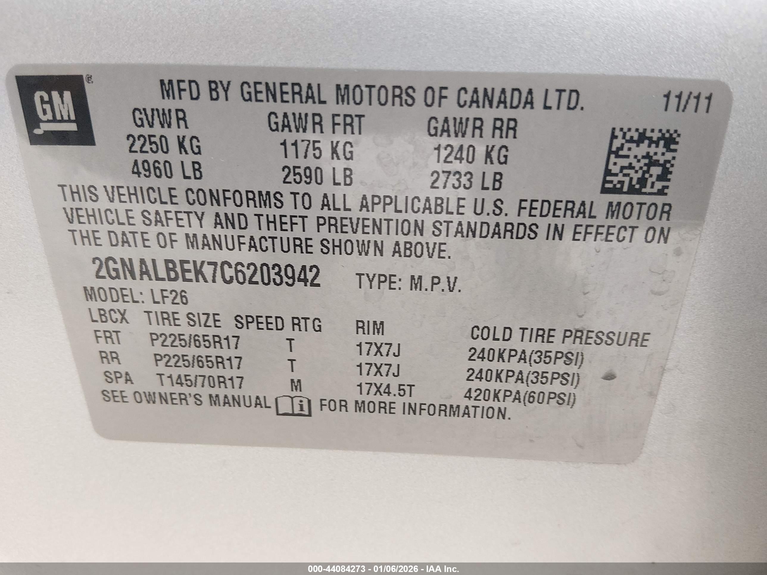 CHEVROLET EQUINOX image 9