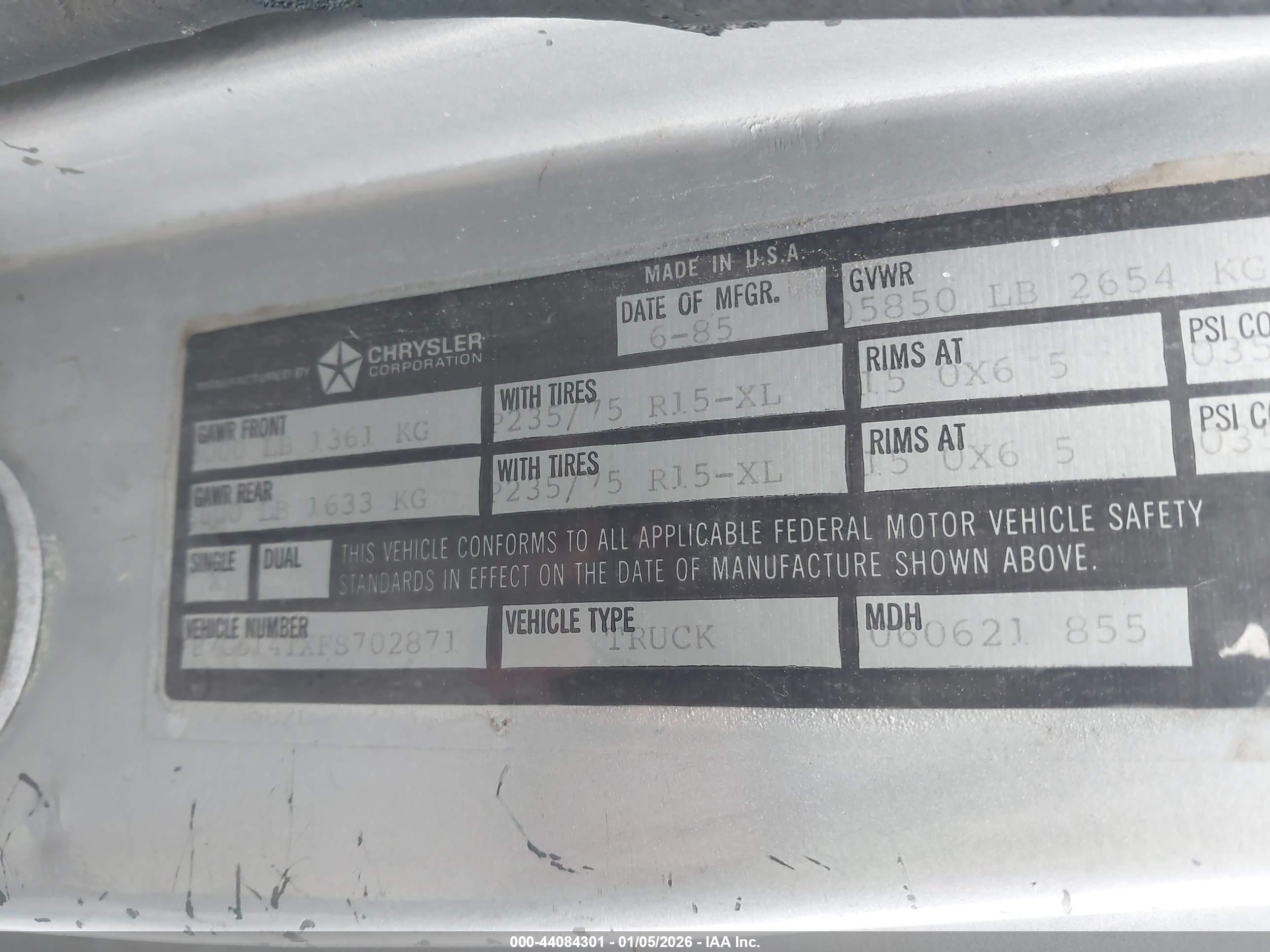 DODGE D-SERIES image 9