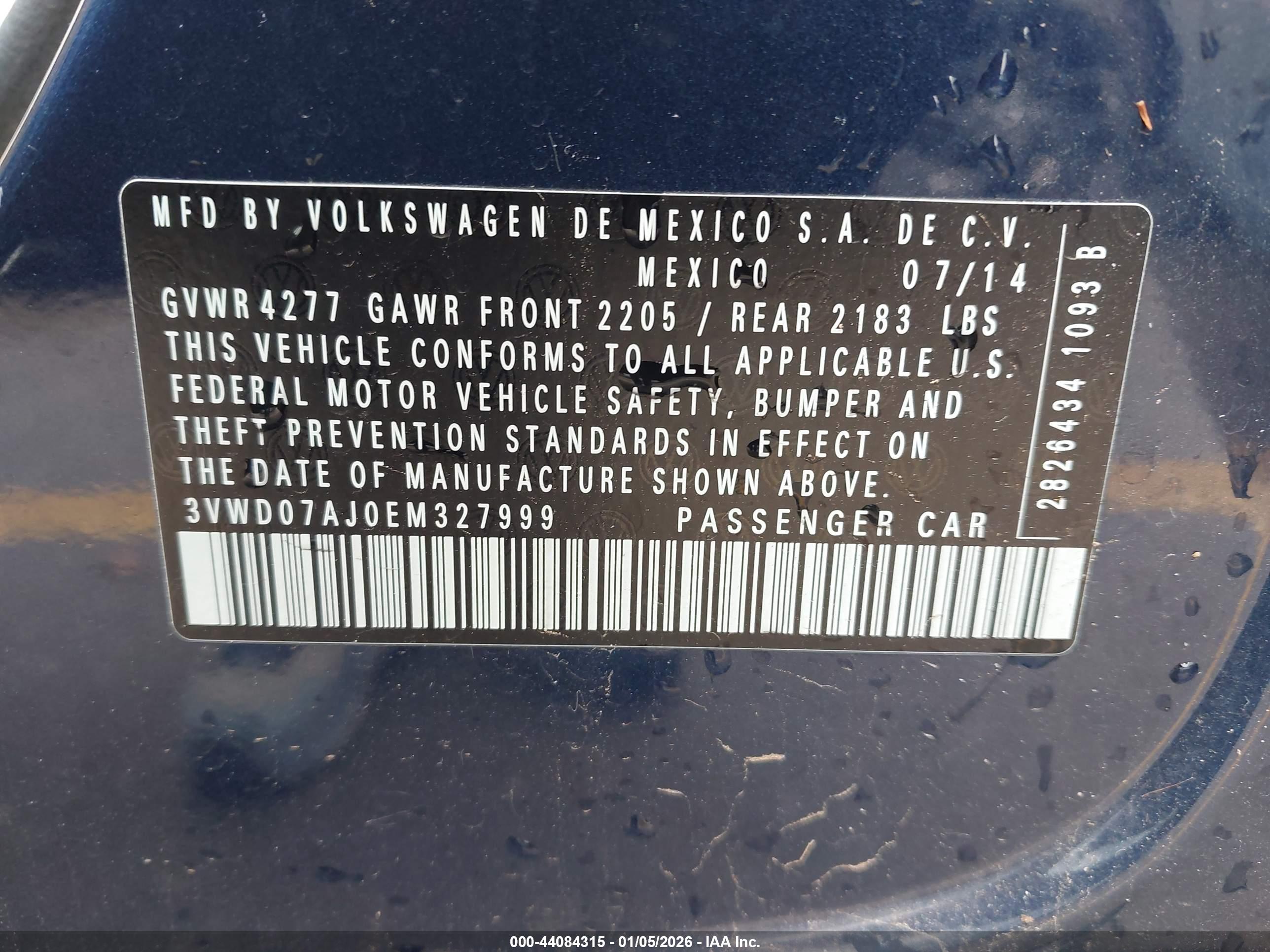 VOLKSWAGEN JETTA image 9