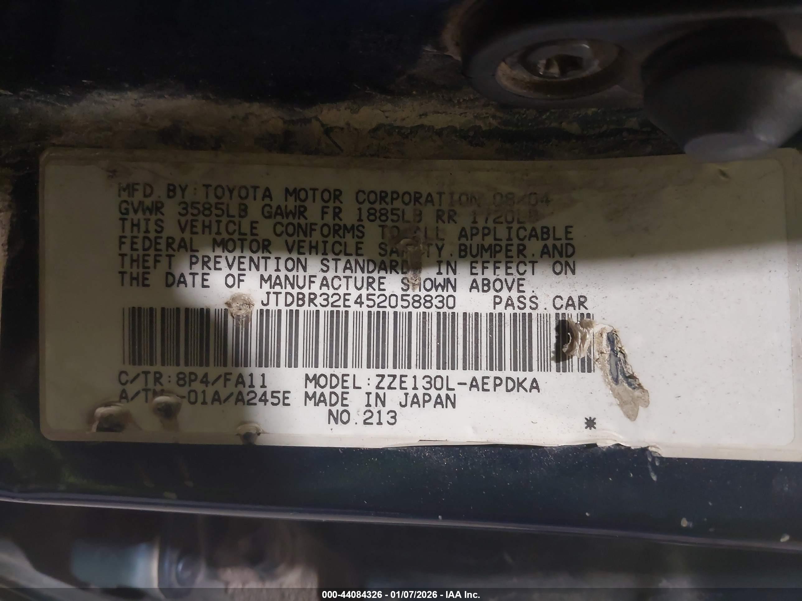 TOYOTA COROLLA image 9
