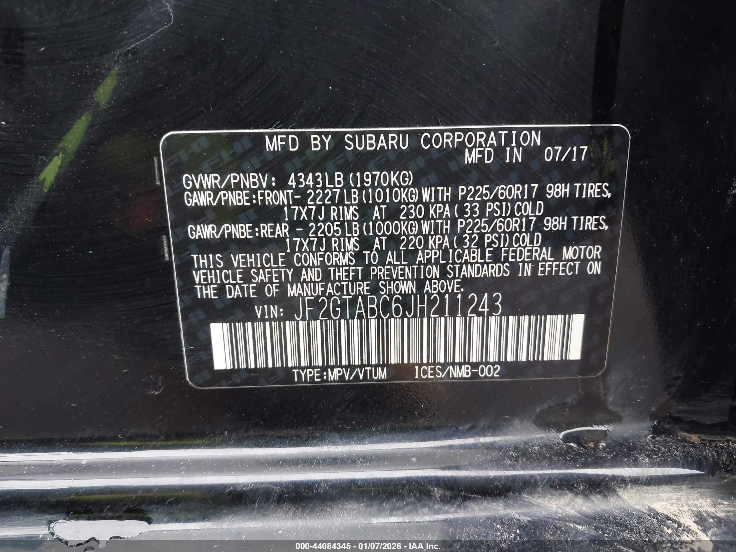 SUBARU CROSSTREK image 9