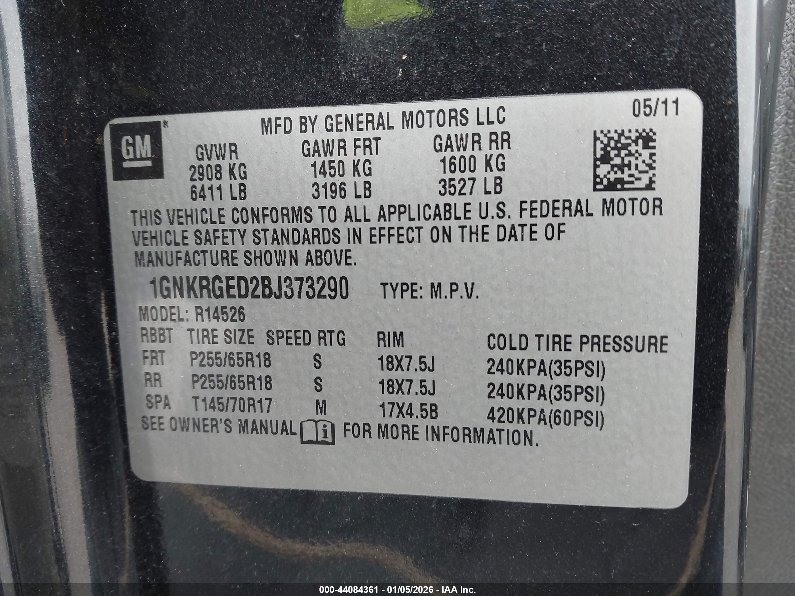 CHEVROLET TRAVERSE image 9