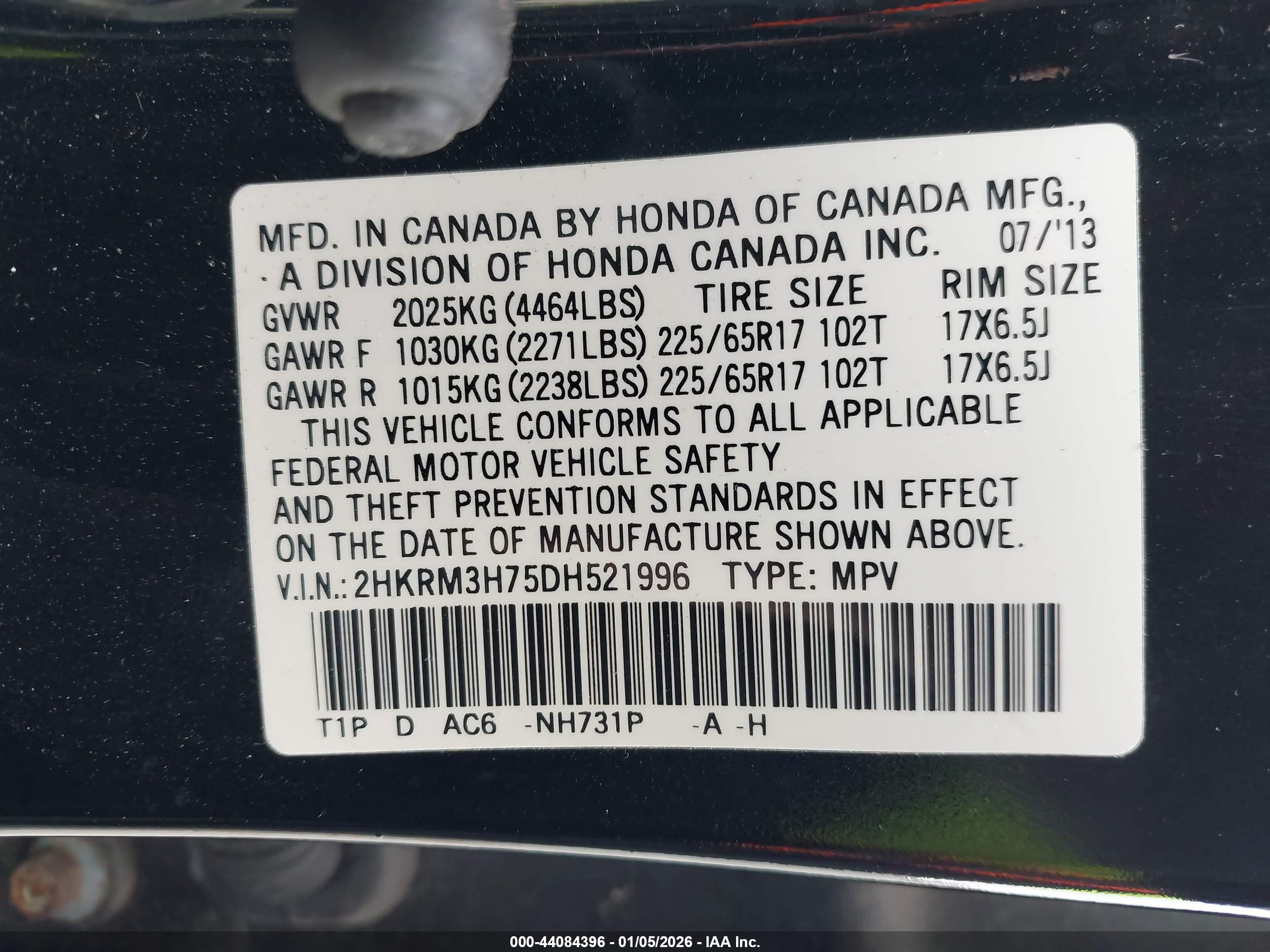 HONDA CR-V image 9