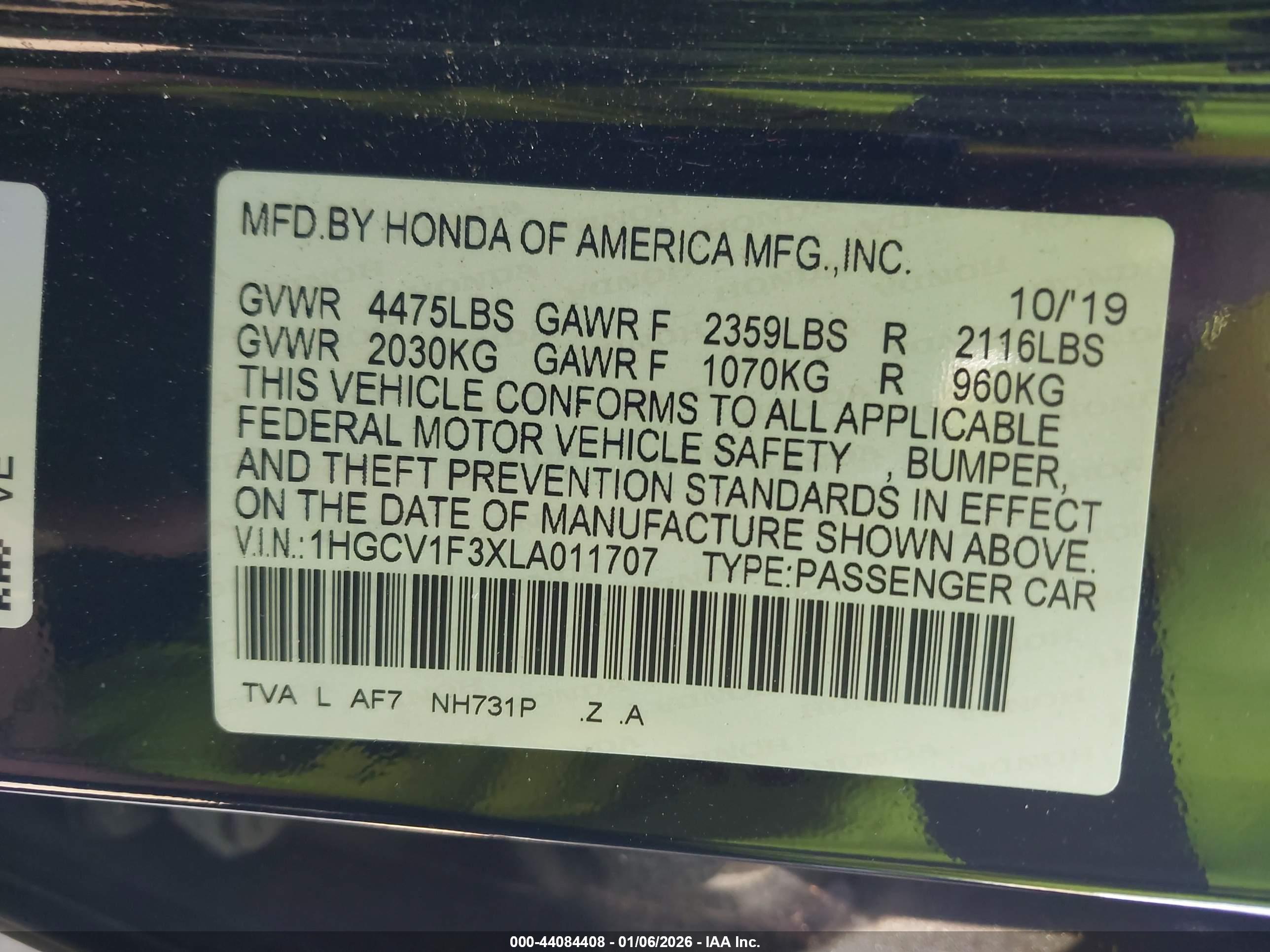HONDA ACCORD image 9