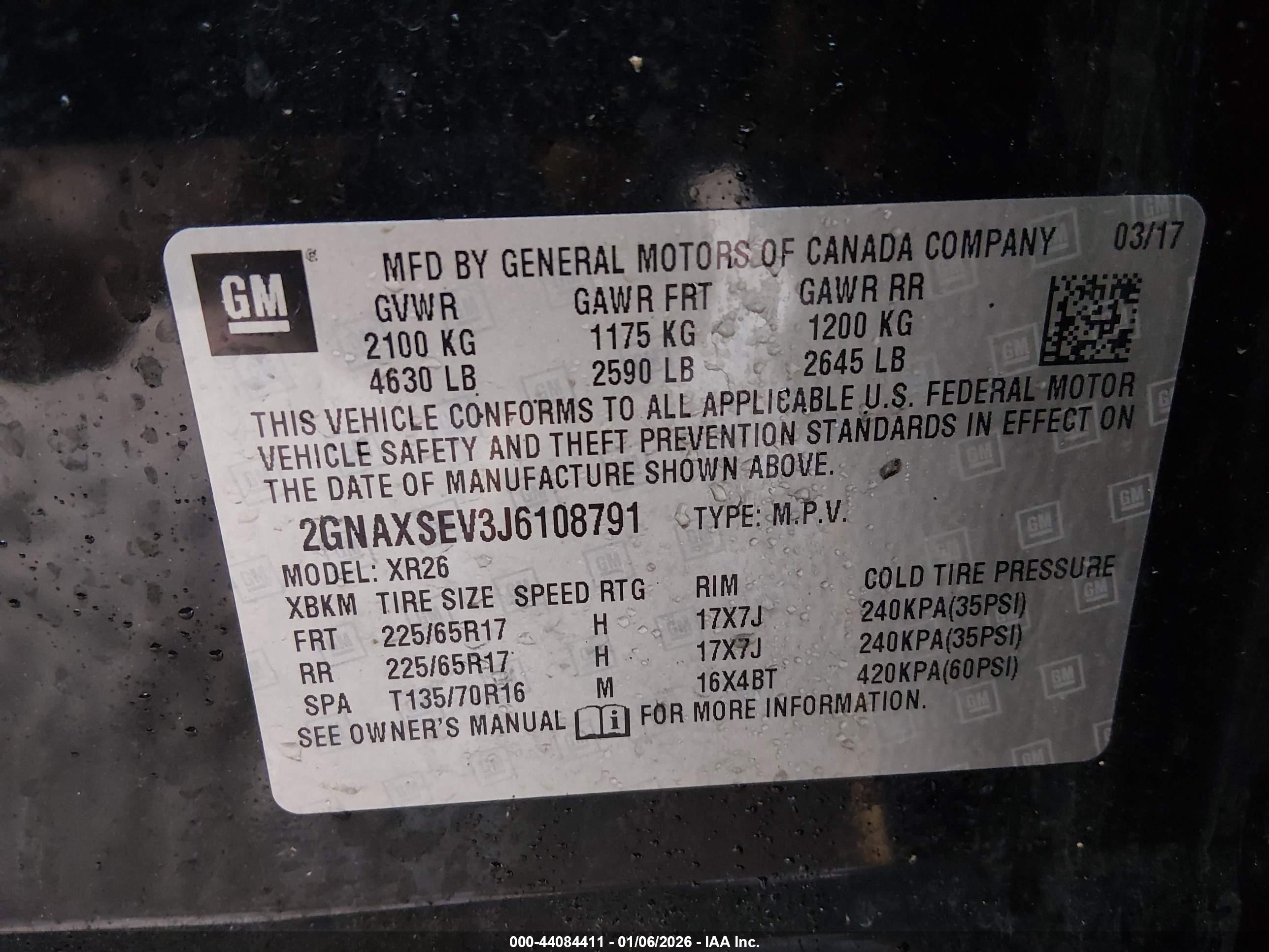CHEVROLET EQUINOX image 9