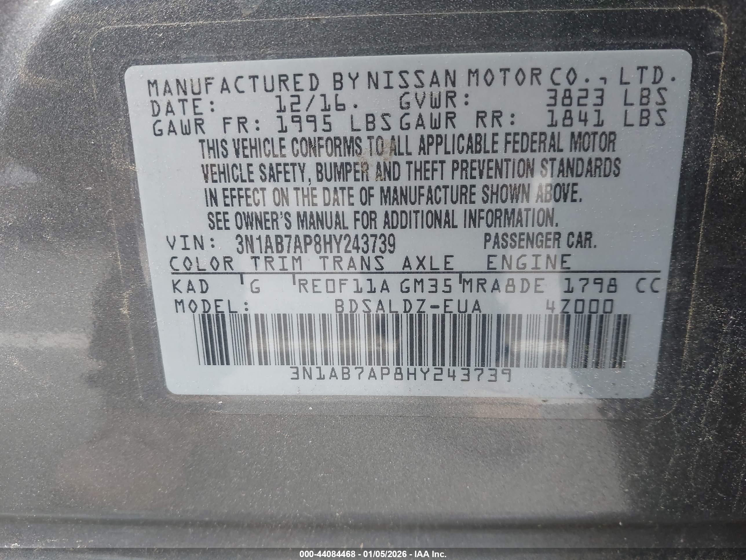NISSAN SENTRA image 9