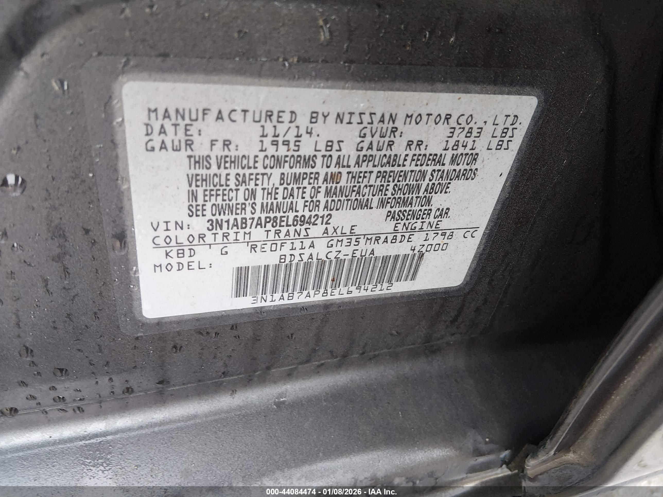 NISSAN SENTRA image 9