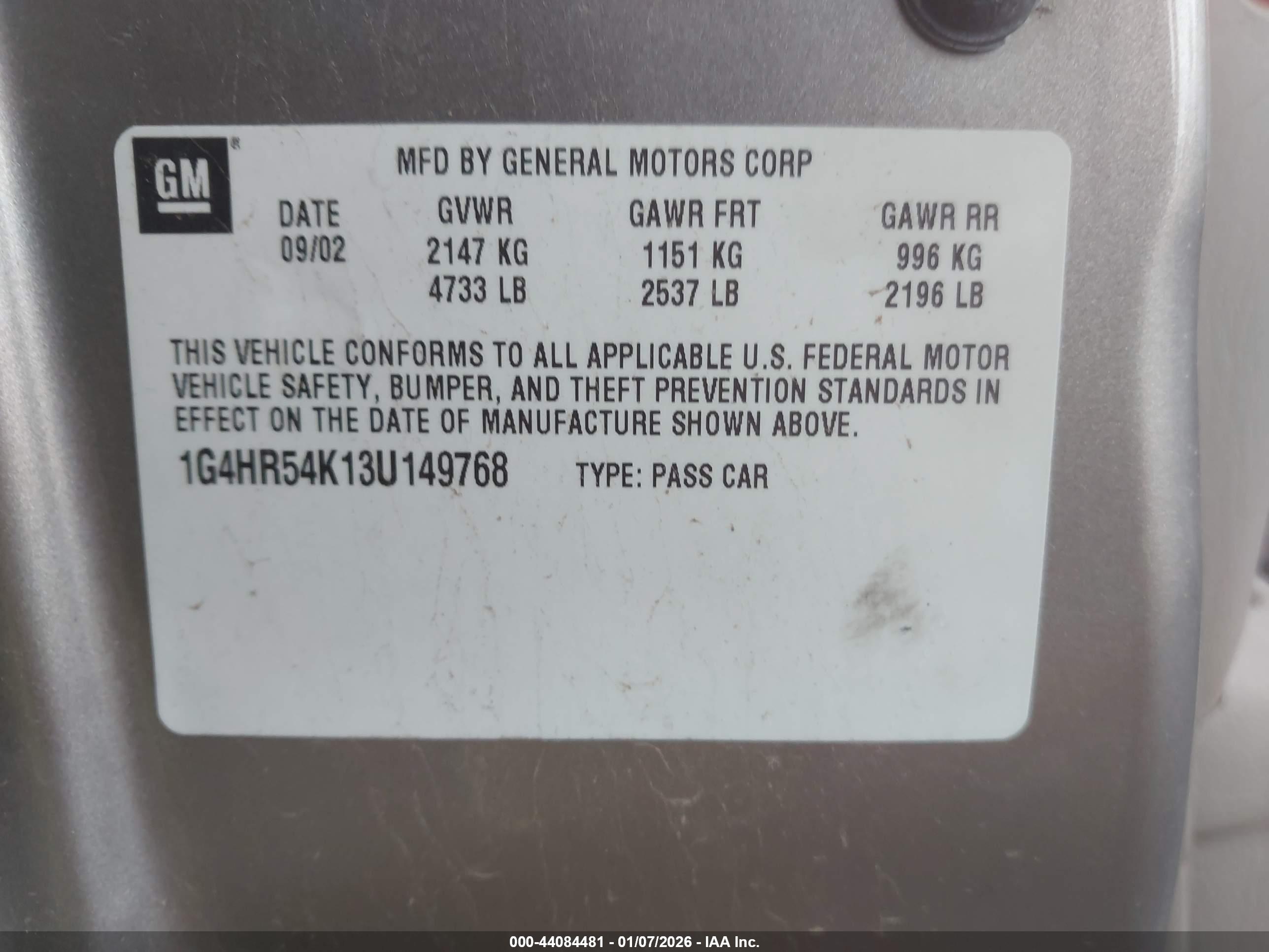 BUICK LESABRE image 9