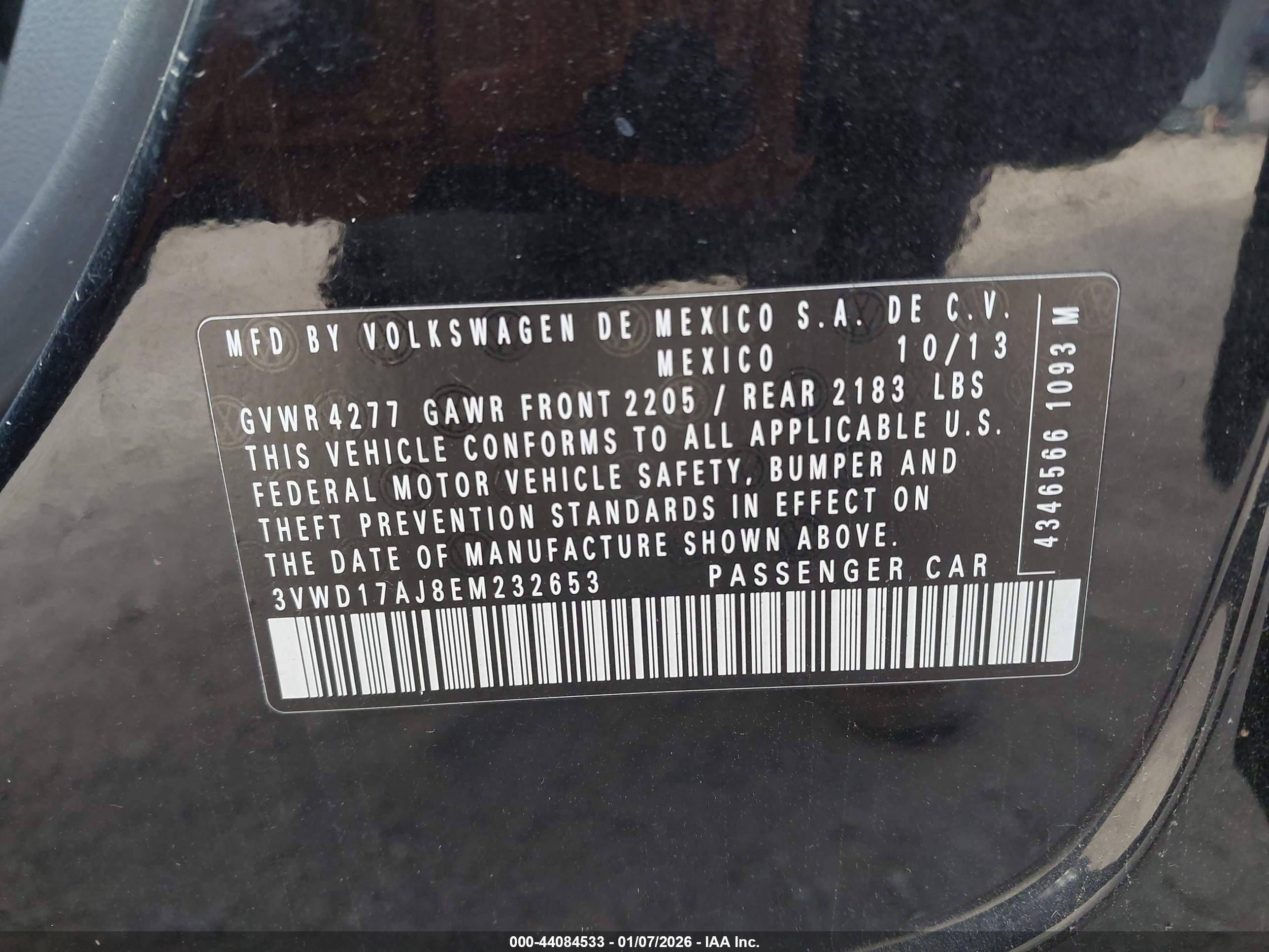 VOLKSWAGEN JETTA image 9