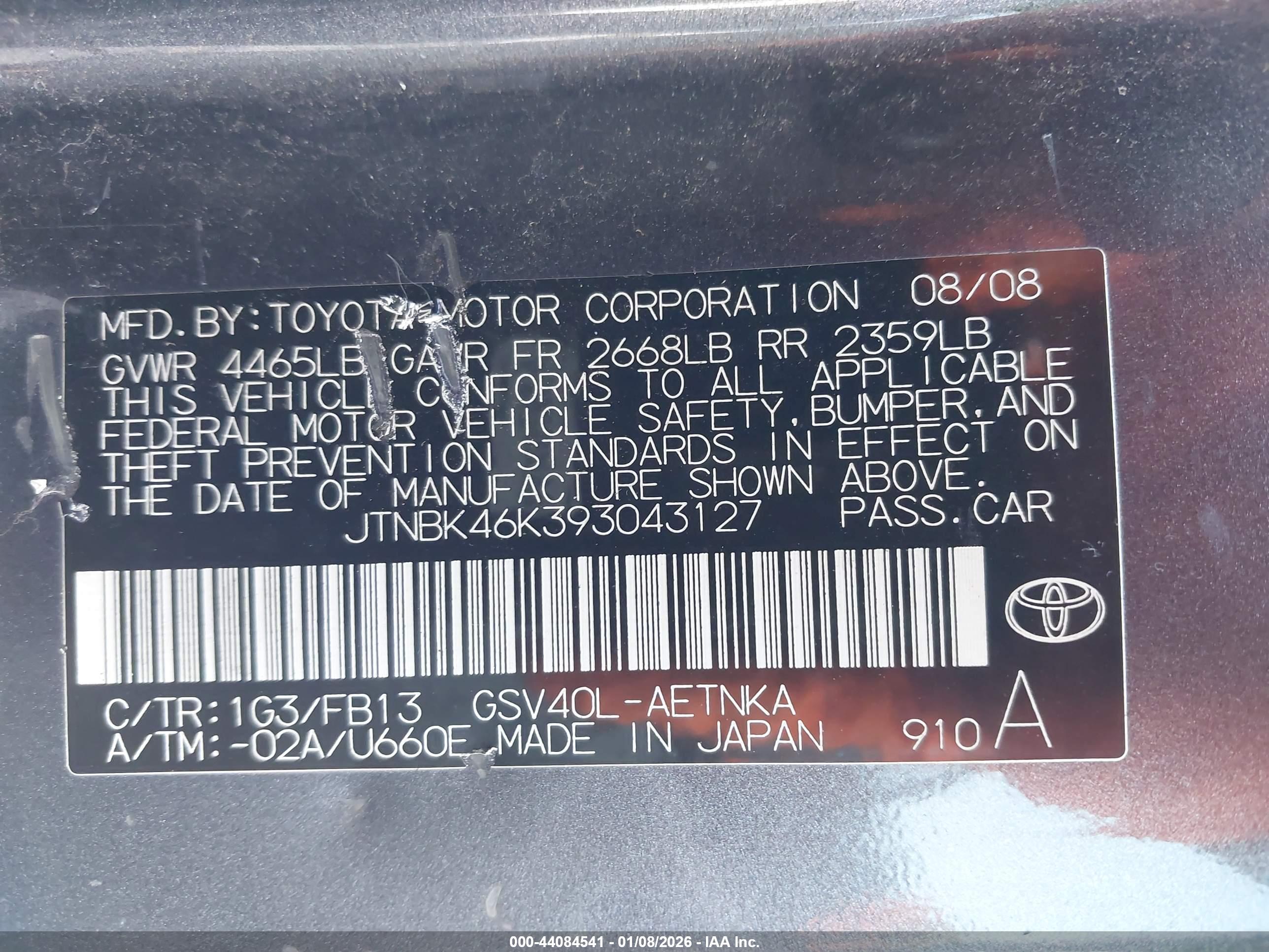 TOYOTA CAMRY image 9