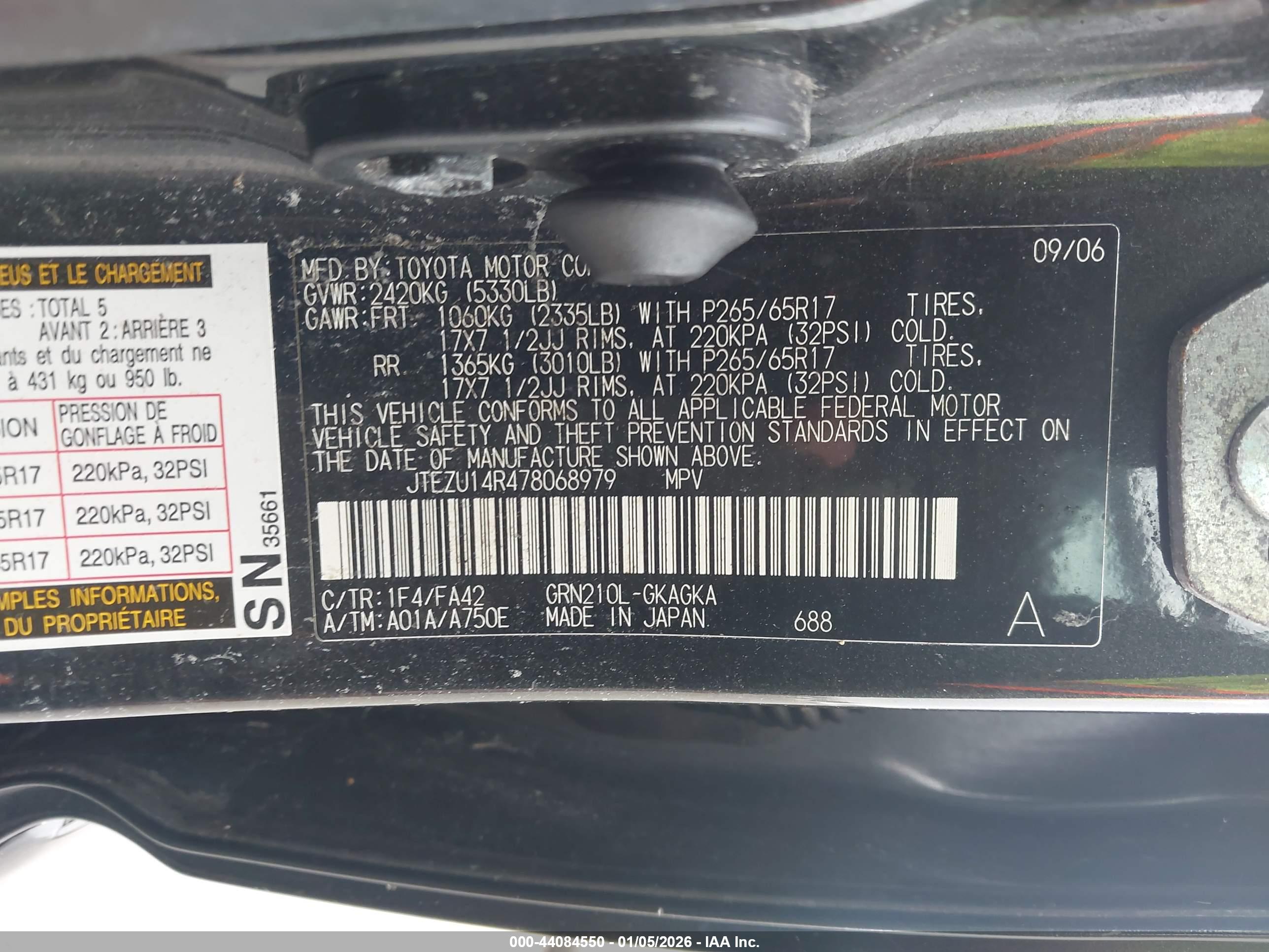 TOYOTA 4RUNNER image 9