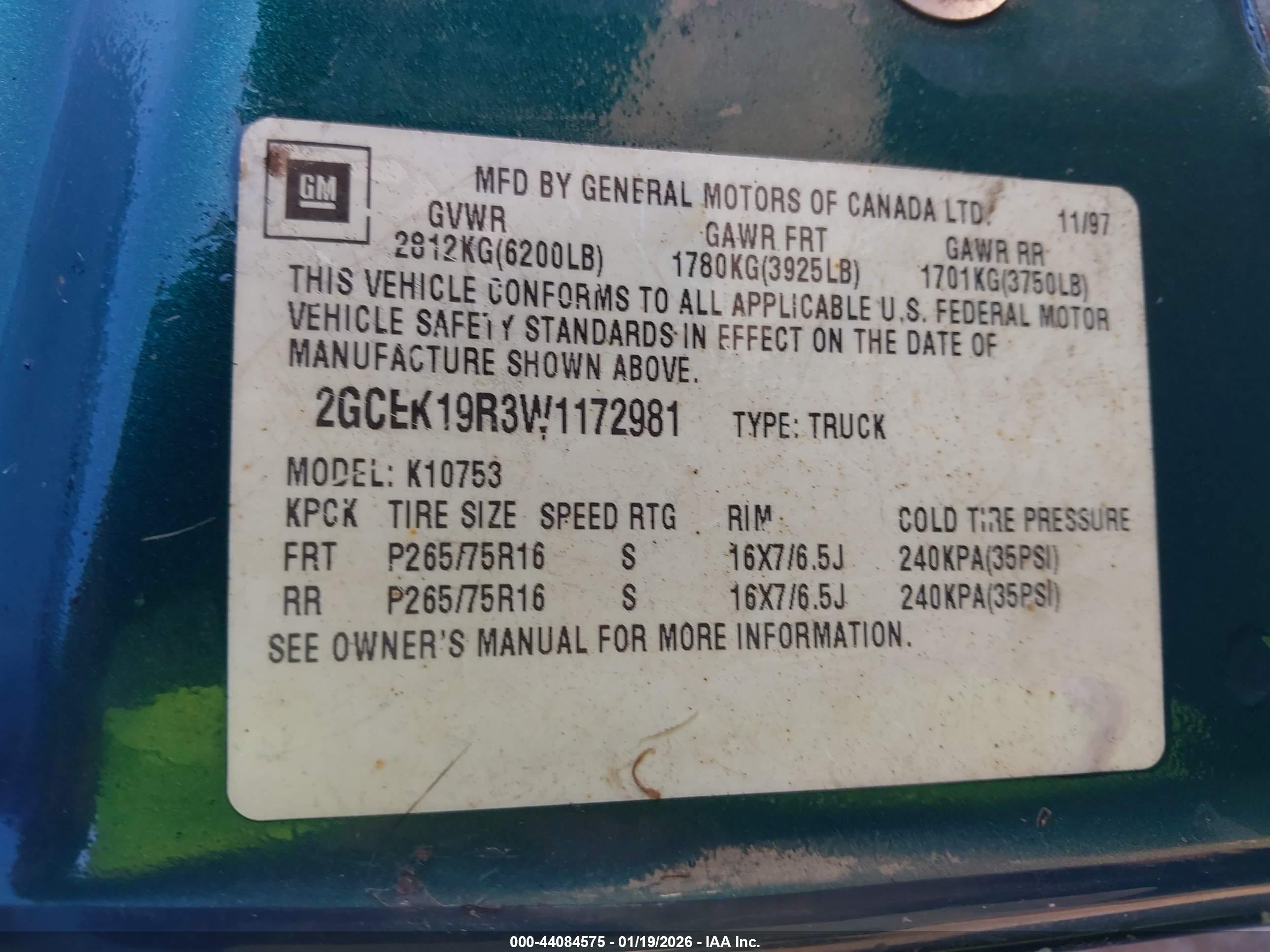 CHEVROLET K1500 image 9