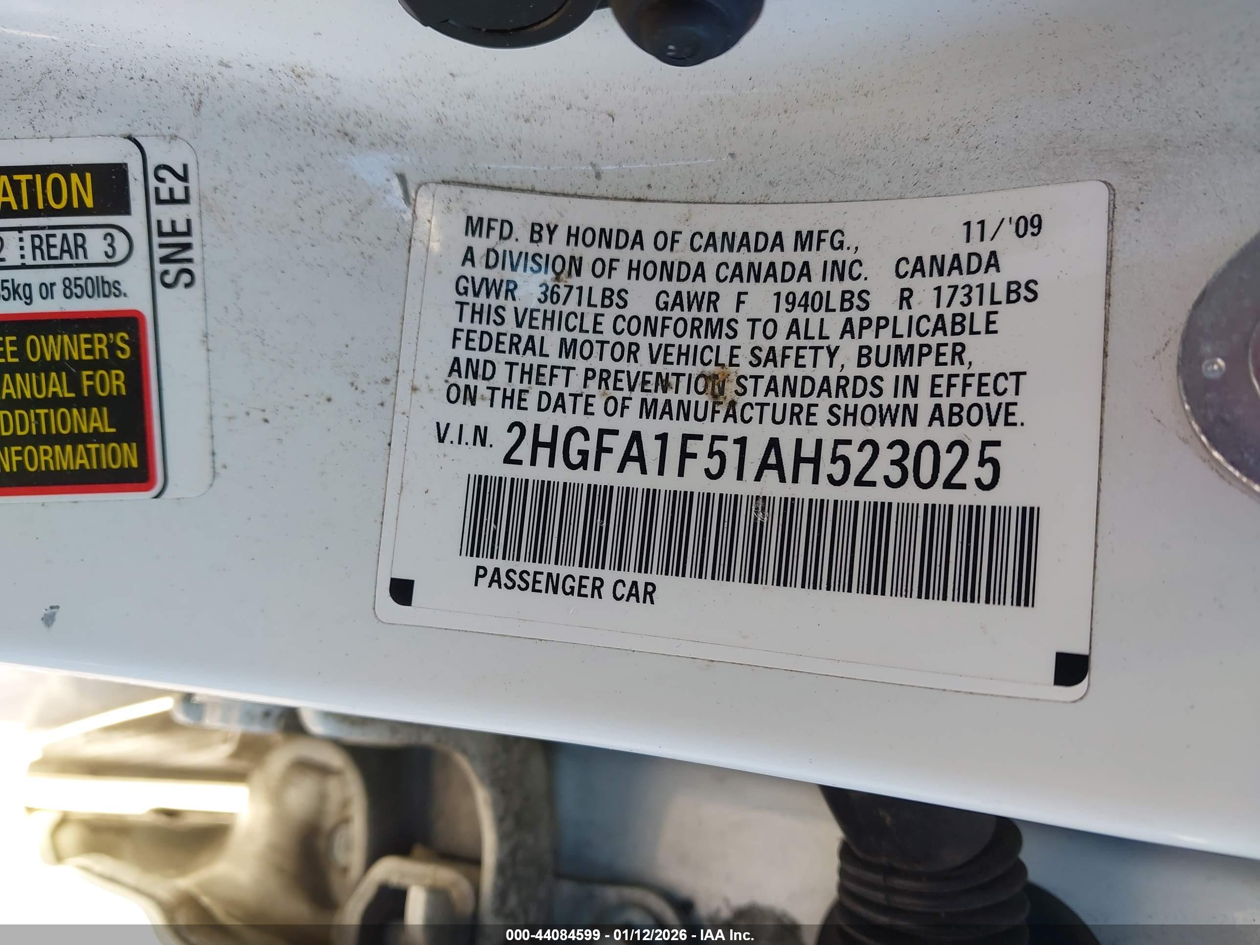 HONDA CIVIC image 9