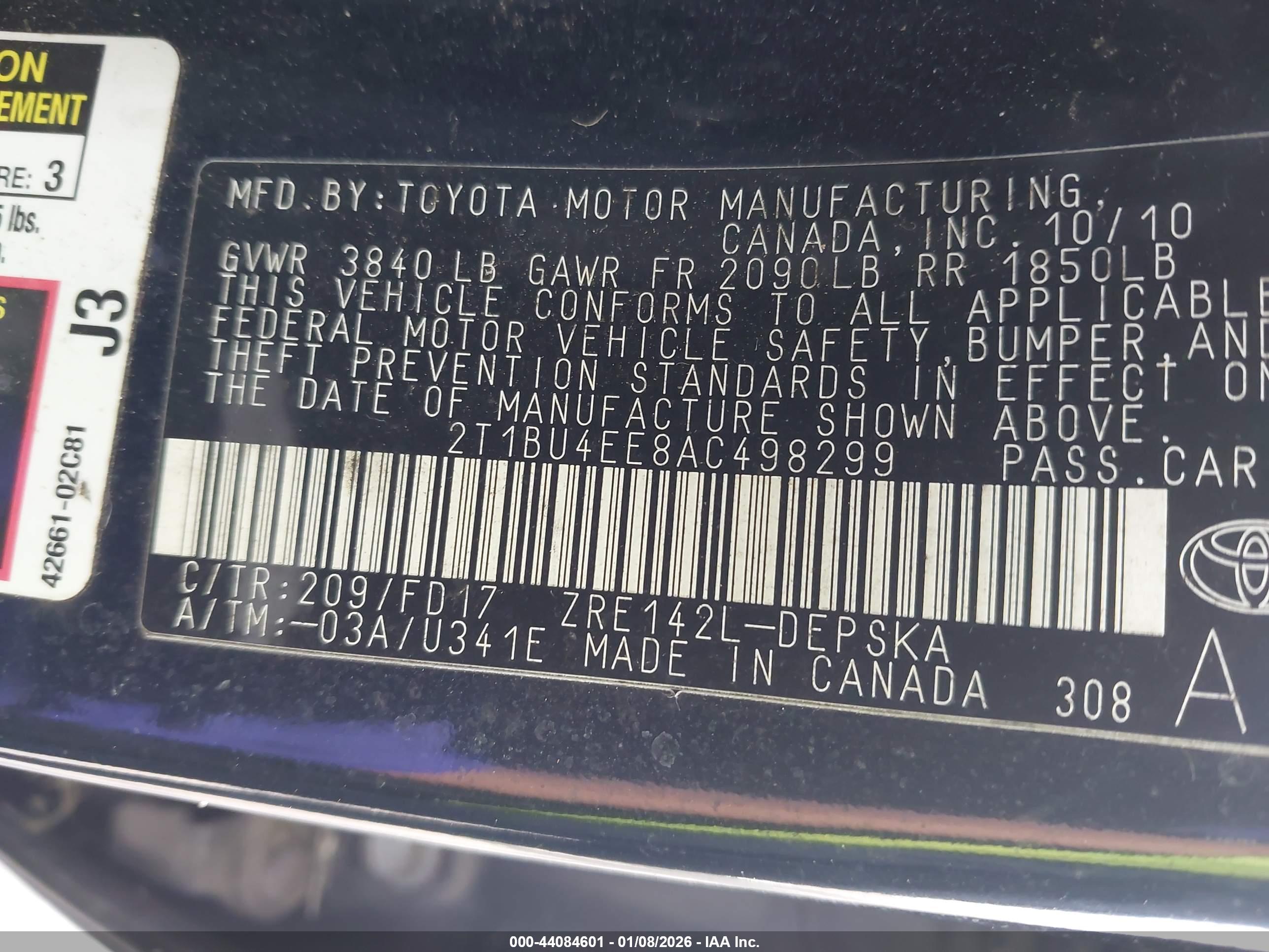 TOYOTA COROLLA image 9