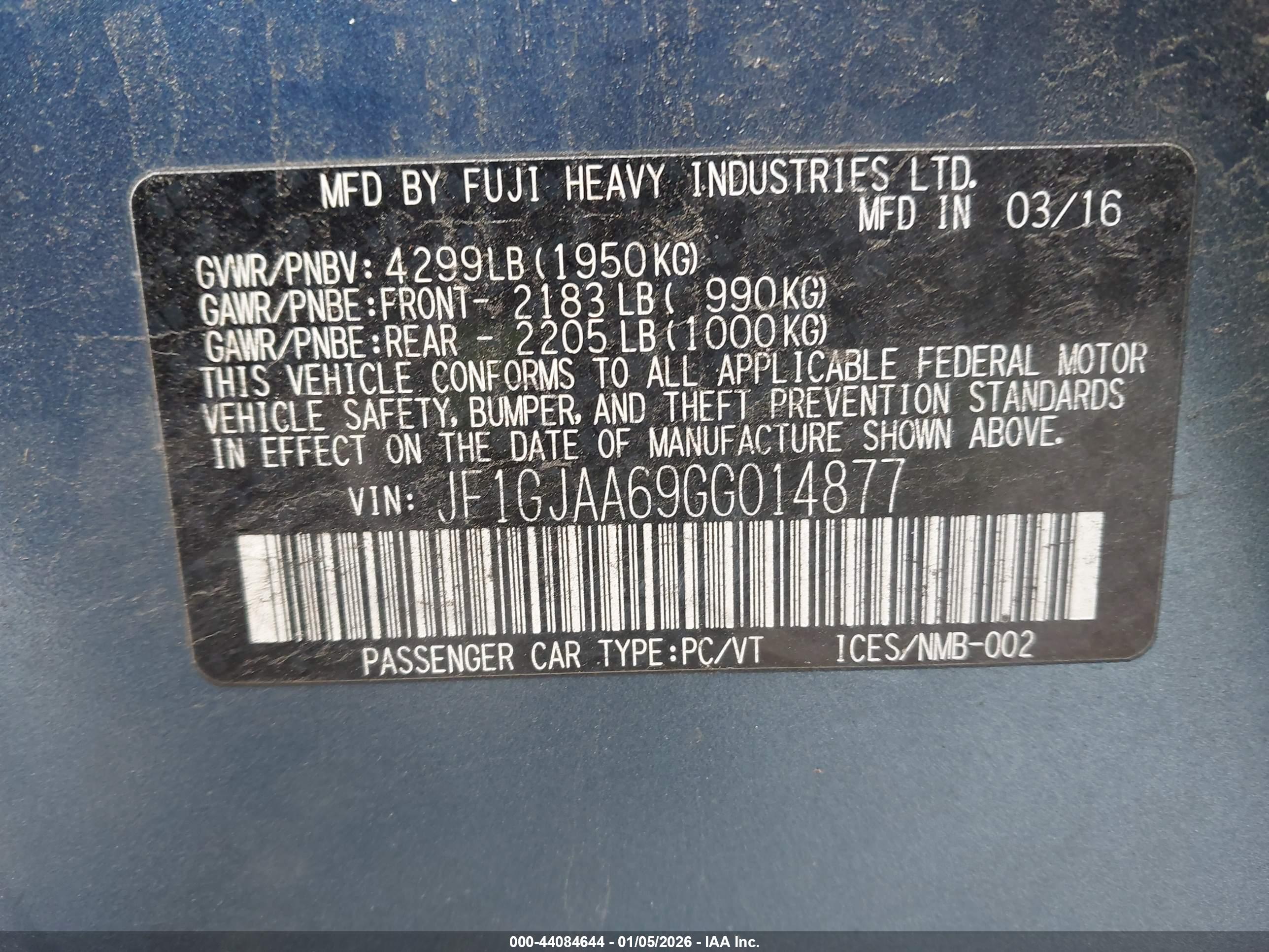 SUBARU IMPREZA image 9