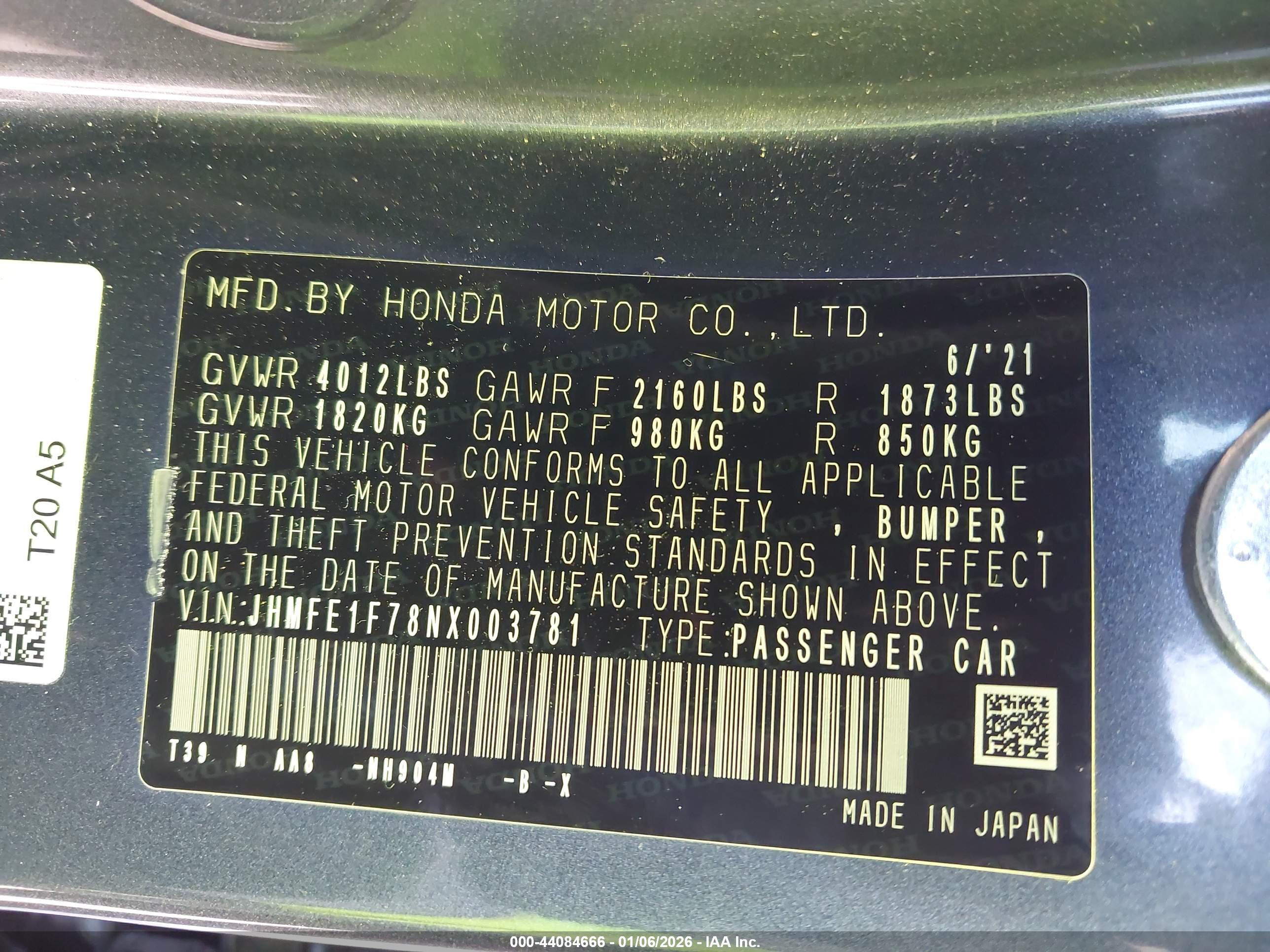 HONDA CIVIC image 9