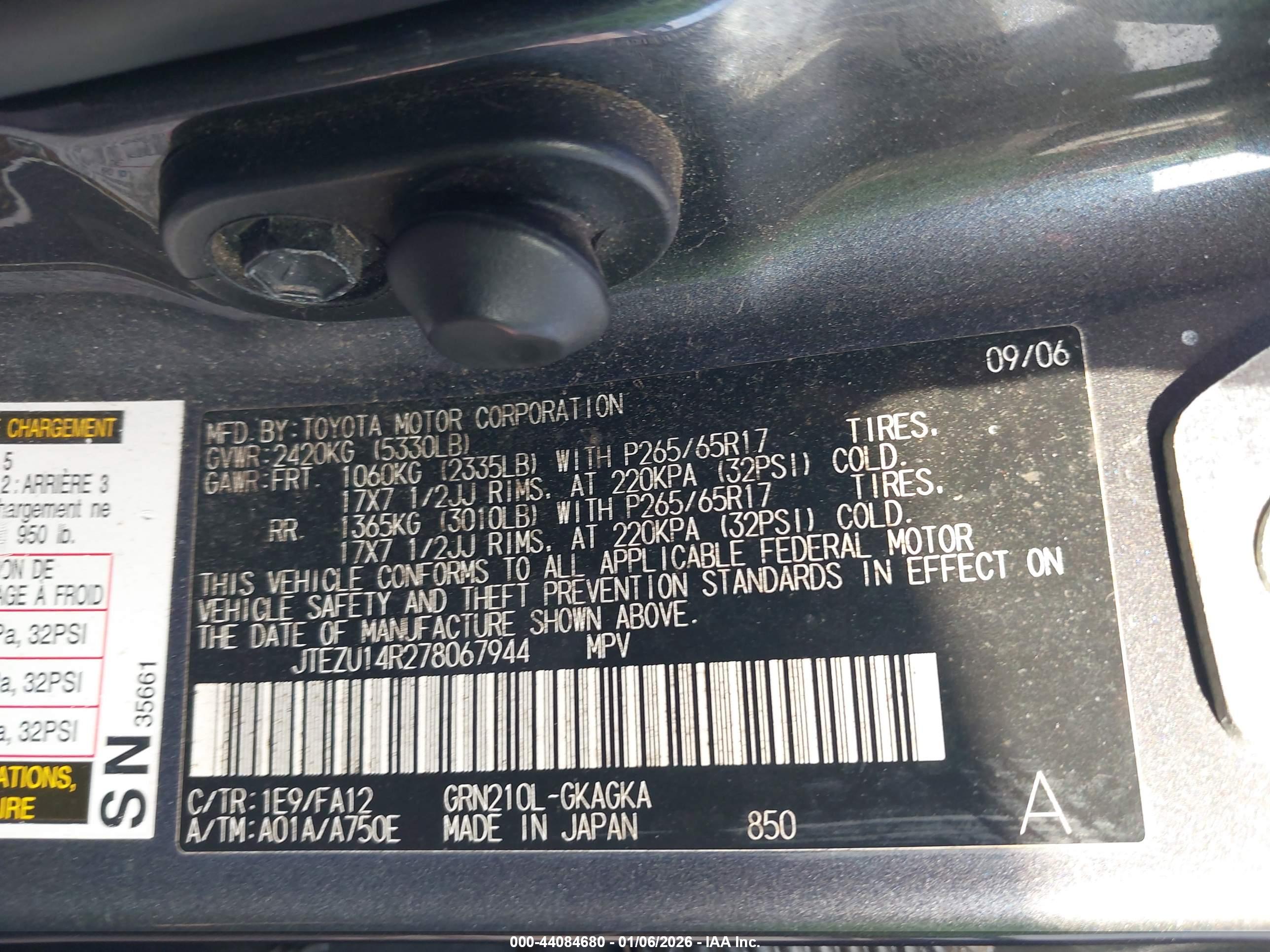 TOYOTA 4RUNNER image 9