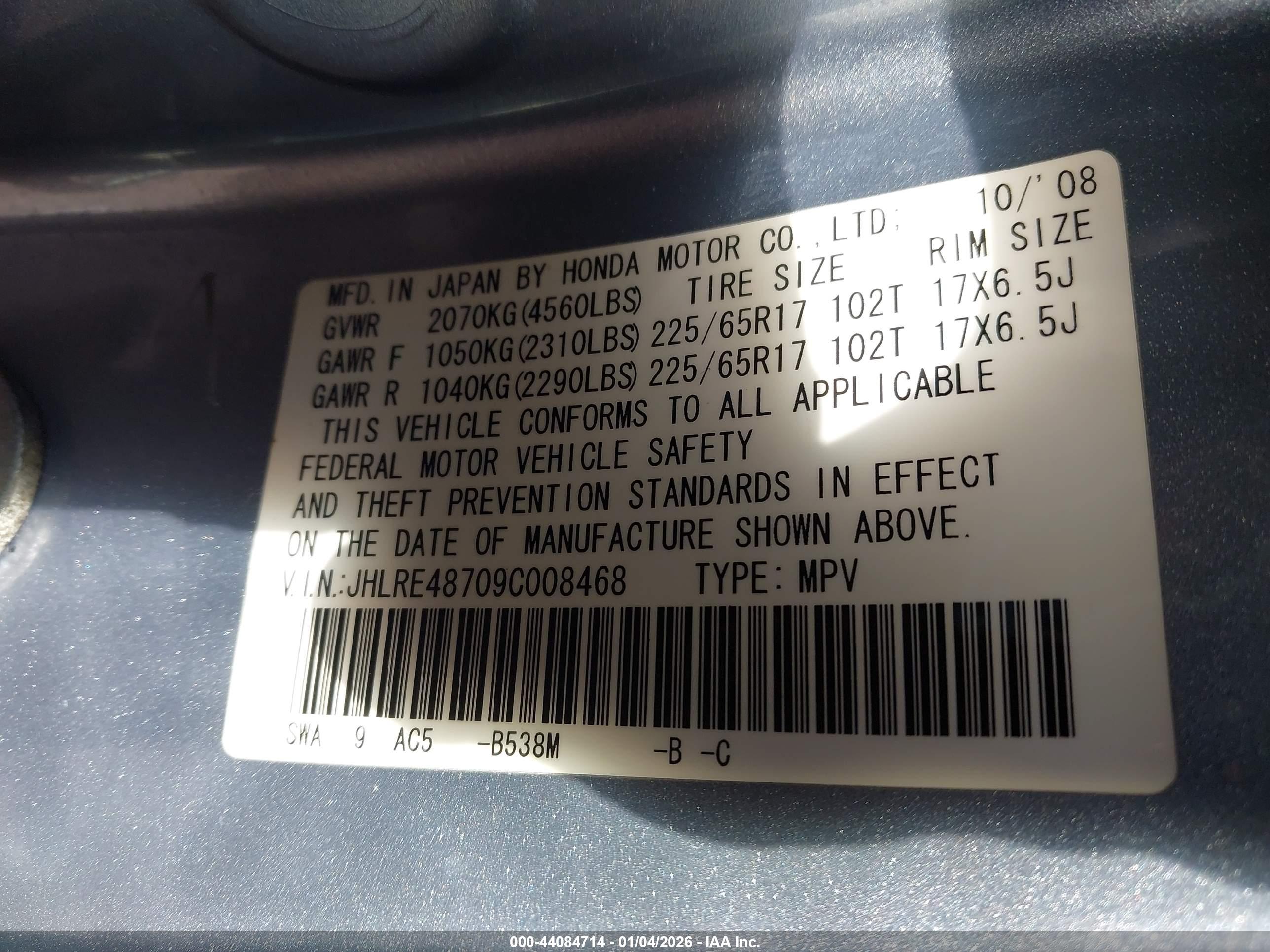 HONDA CR-V image 9