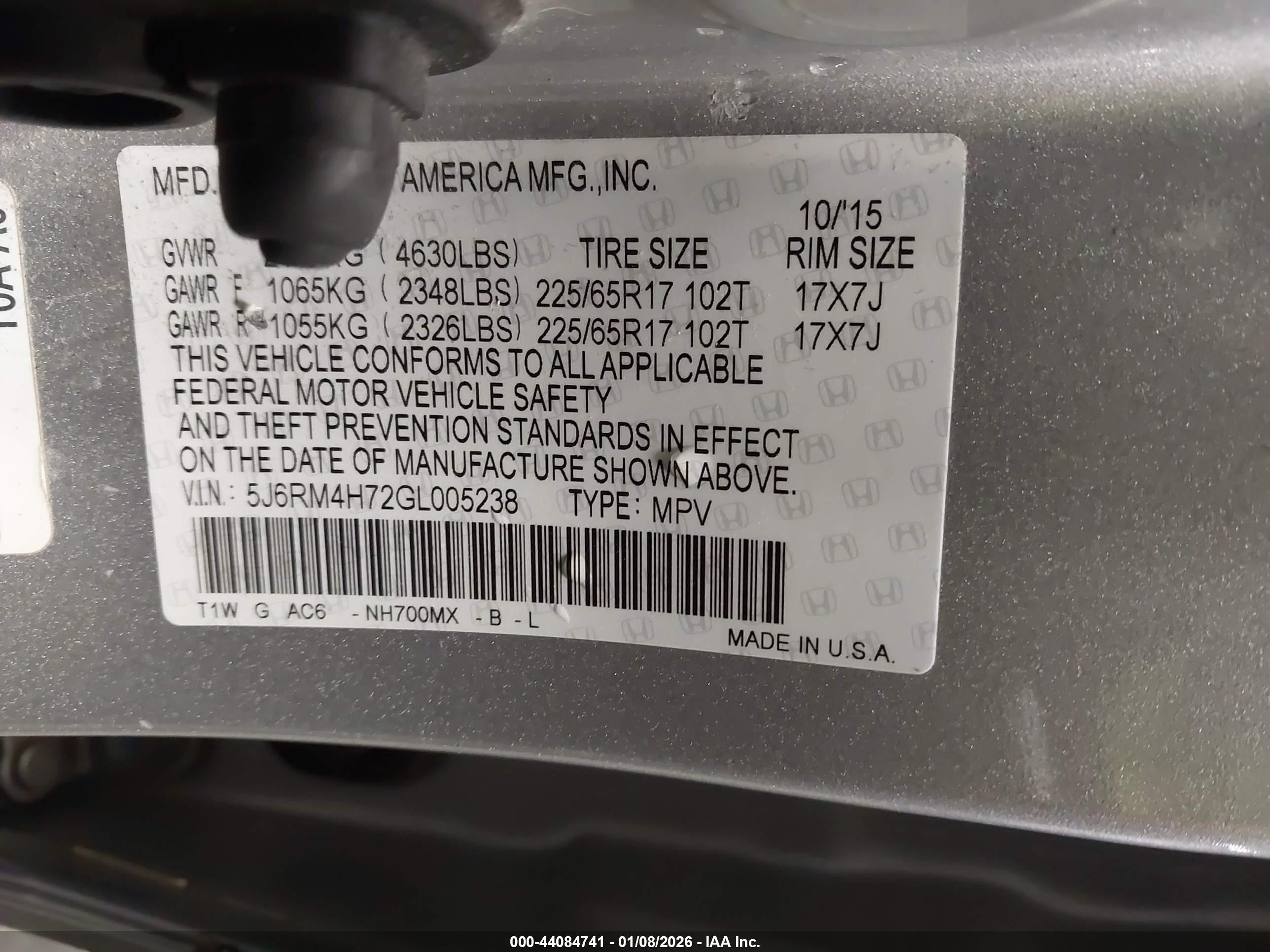 HONDA CR-V image 9