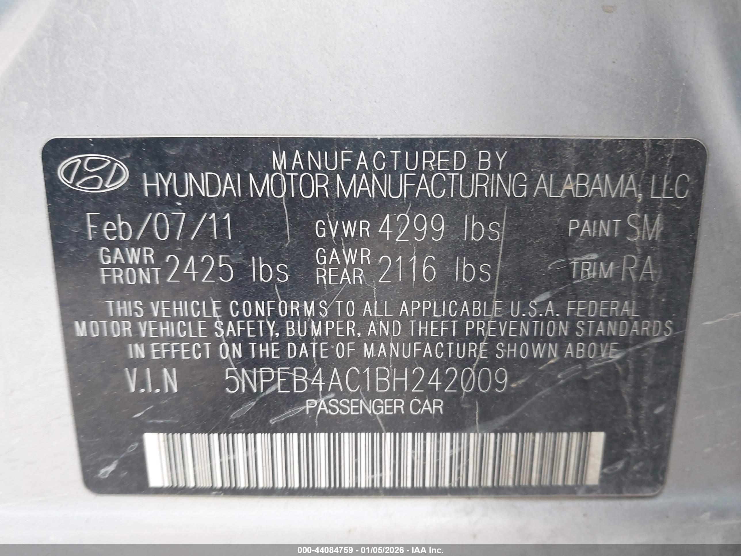 HYUNDAI SONATA image 9
