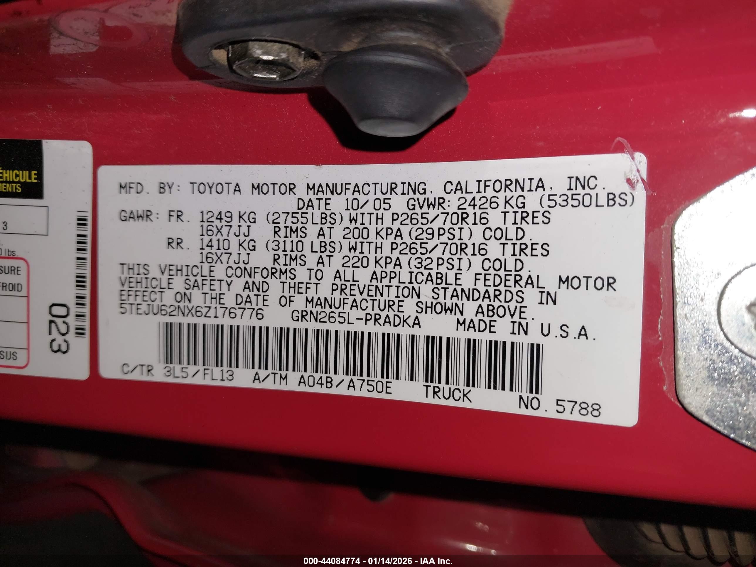TOYOTA TACOMA image 9