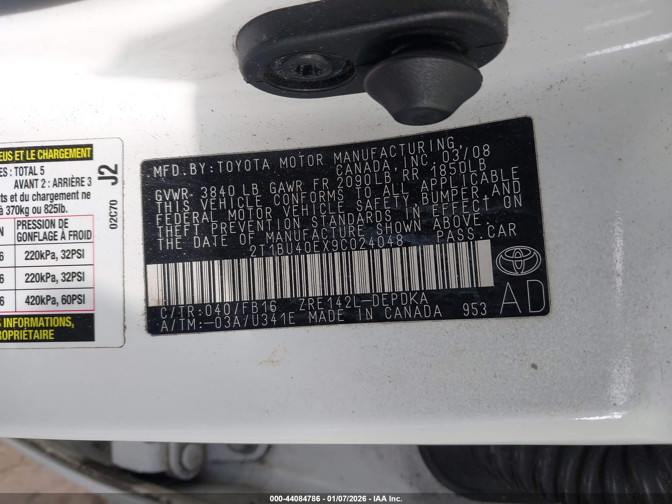 TOYOTA COROLLA image 9