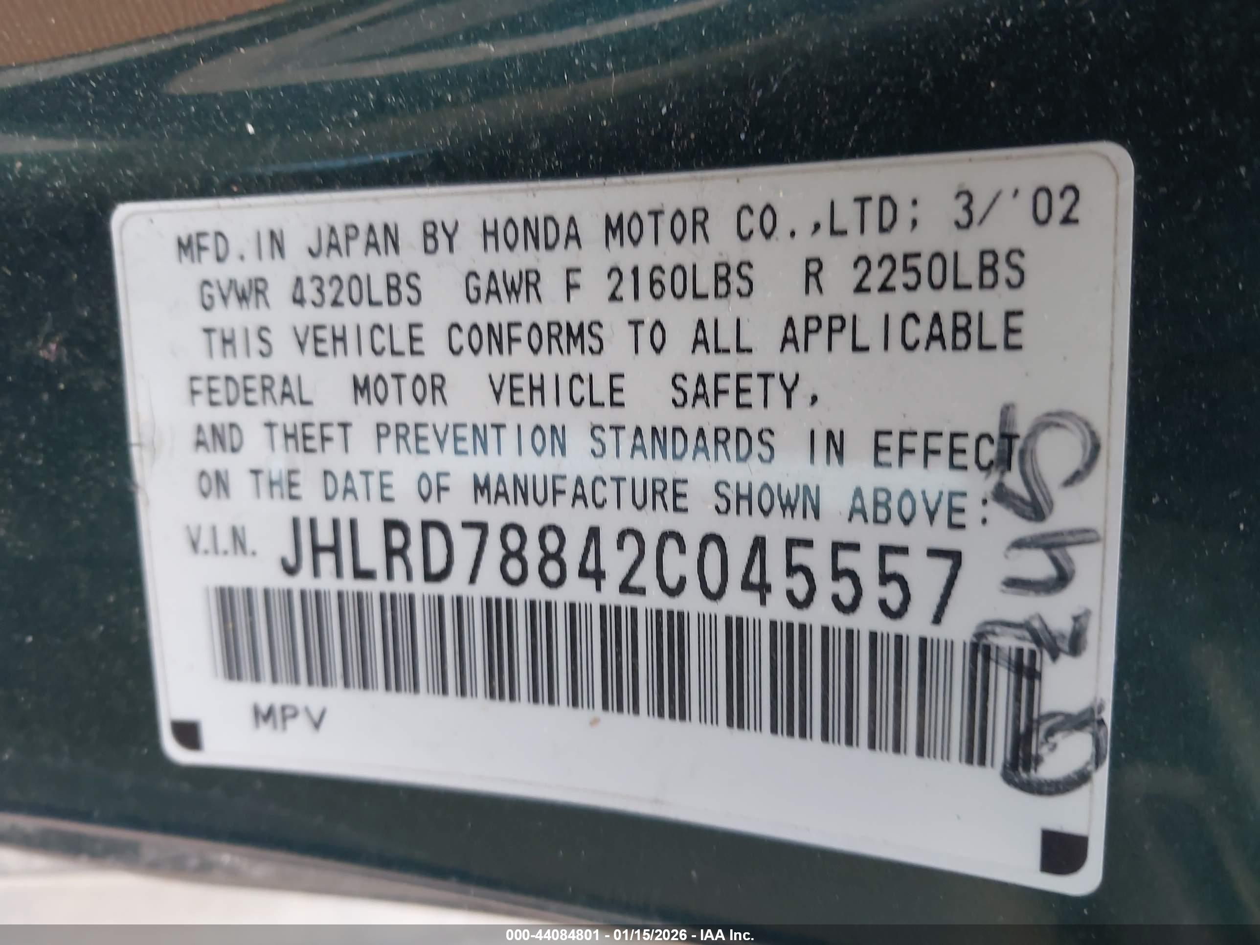 HONDA CR-V image 9