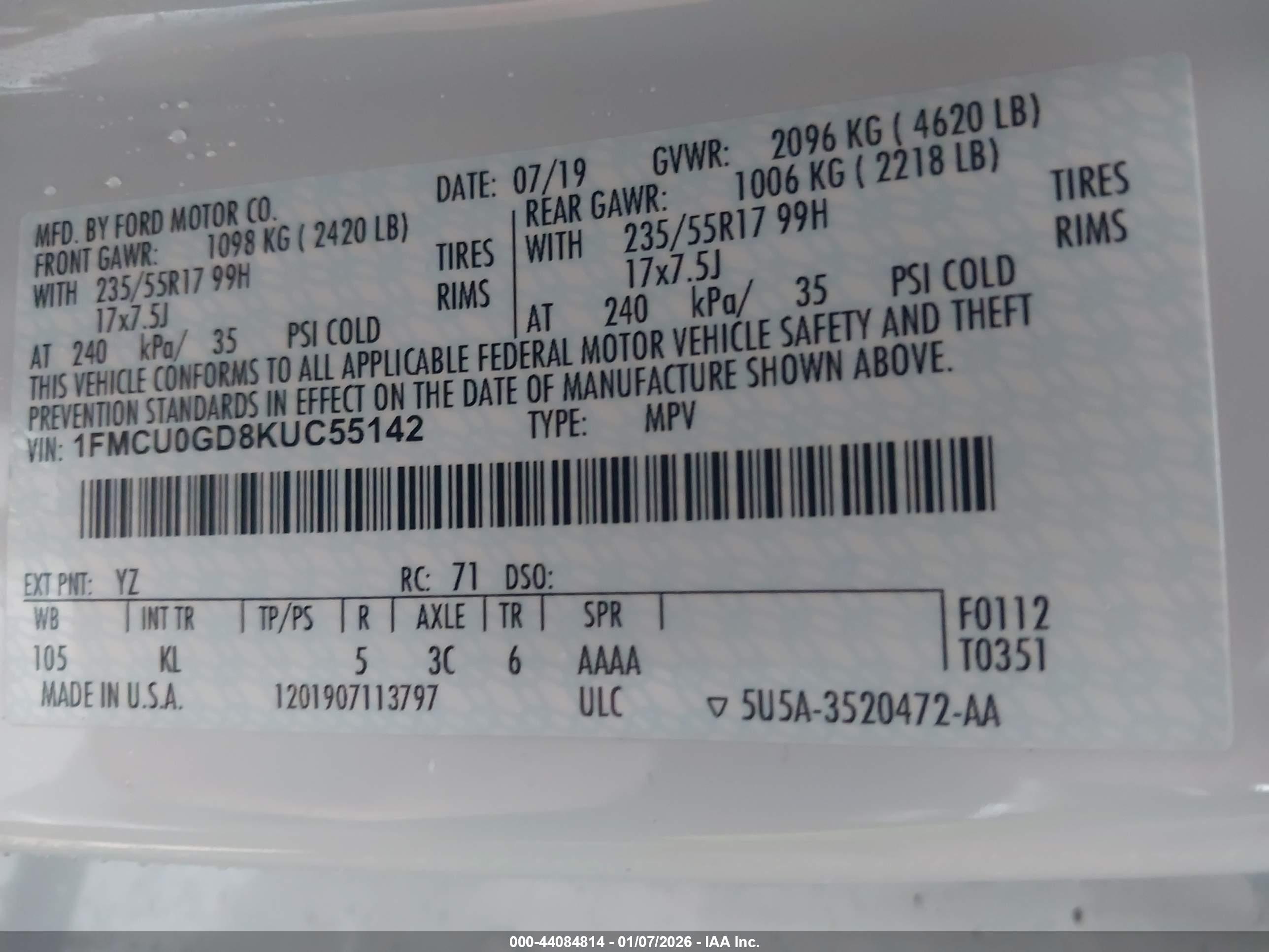 FORD ESCAPE image 9