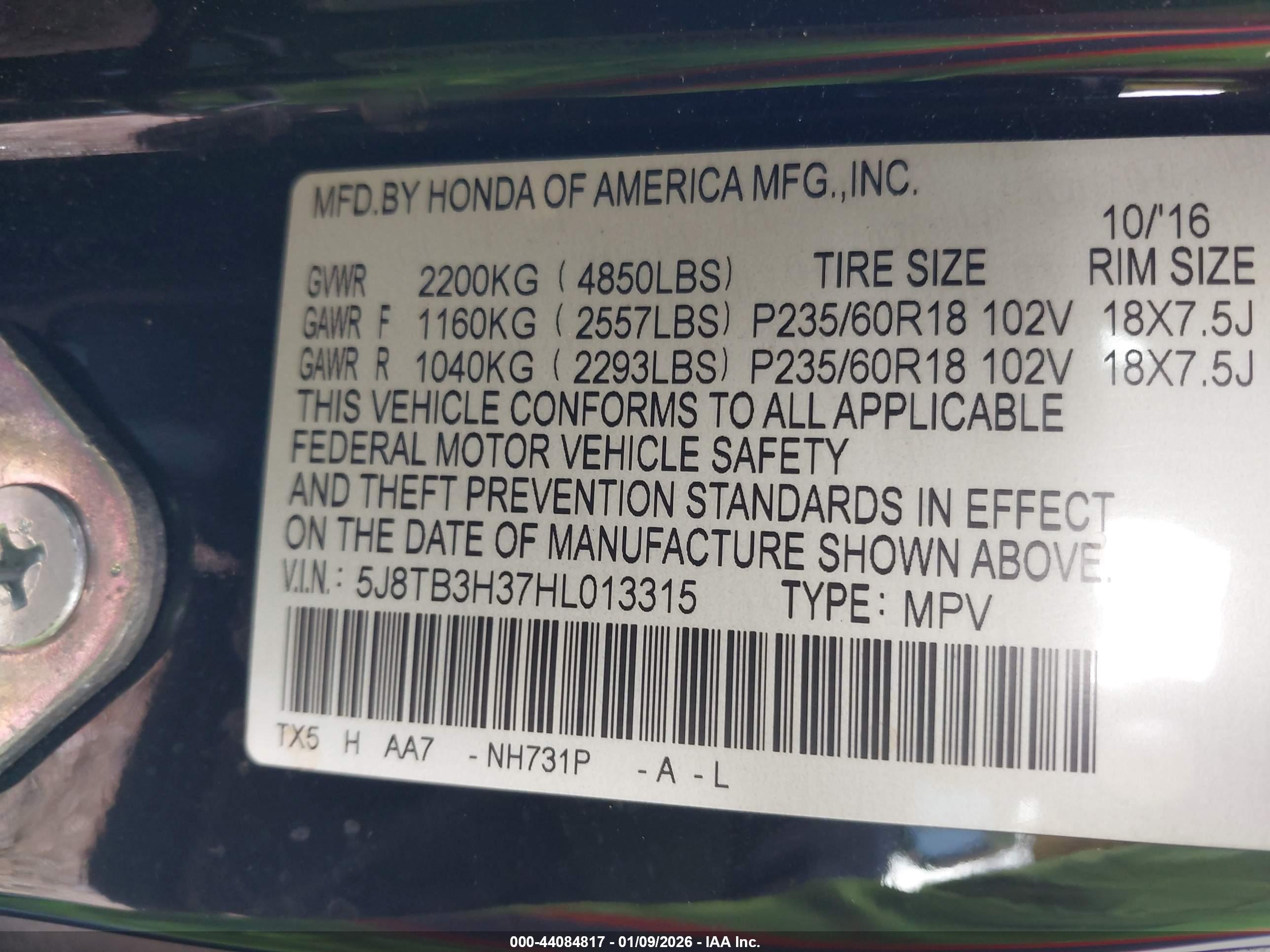 ACURA RDX image 9