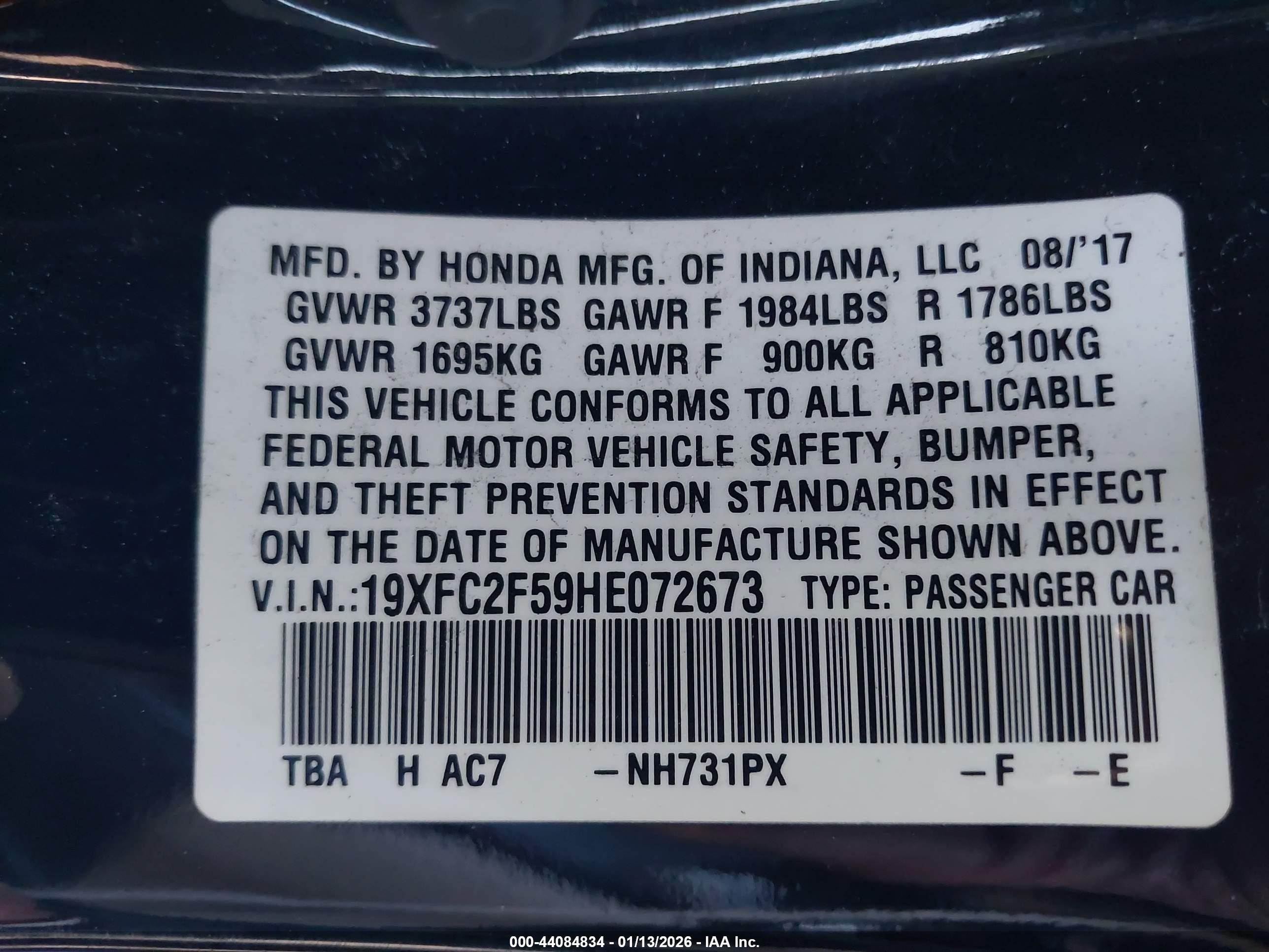 HONDA CIVIC image 9