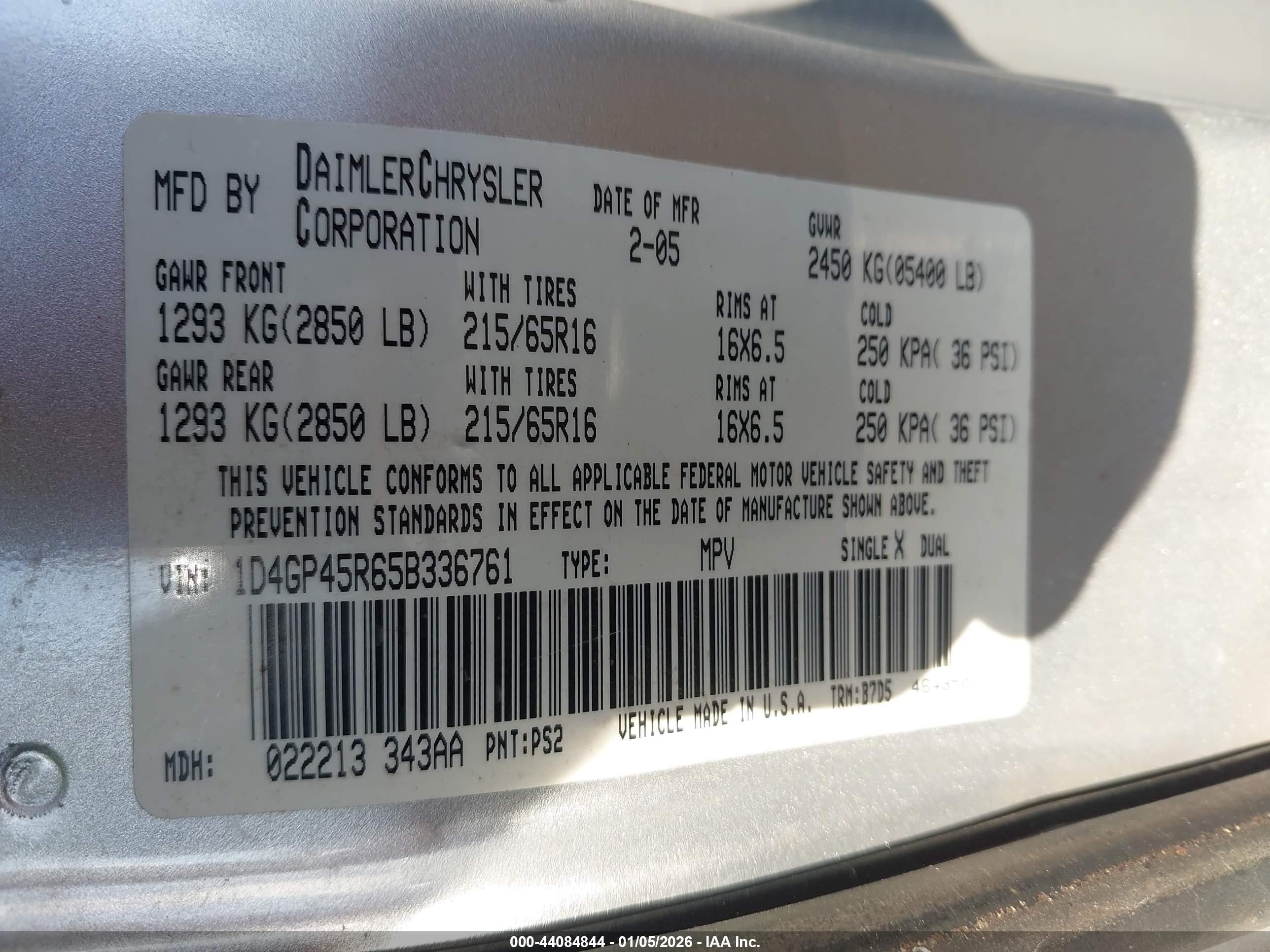 DODGE CARAVAN image 9