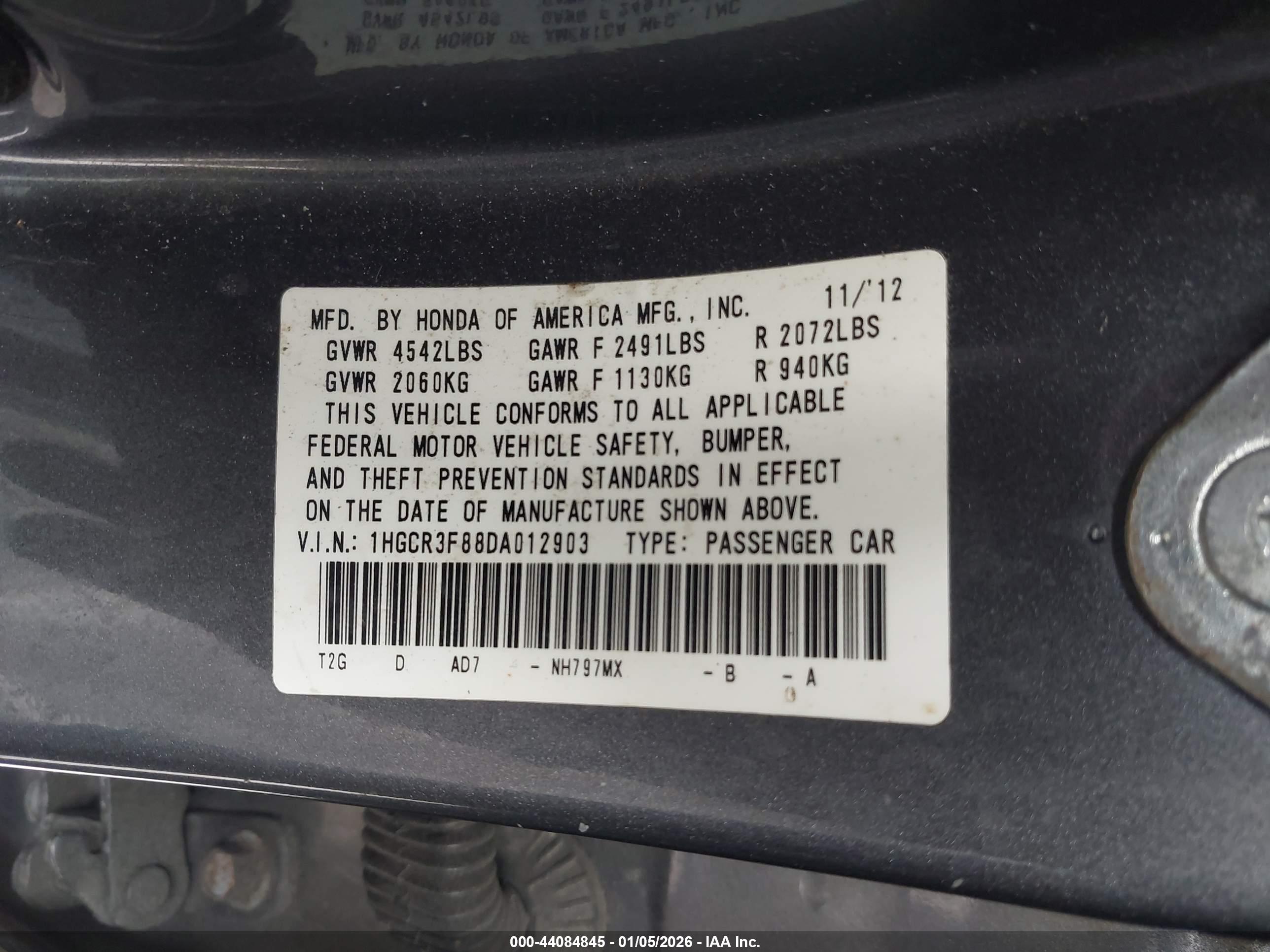 HONDA ACCORD image 9