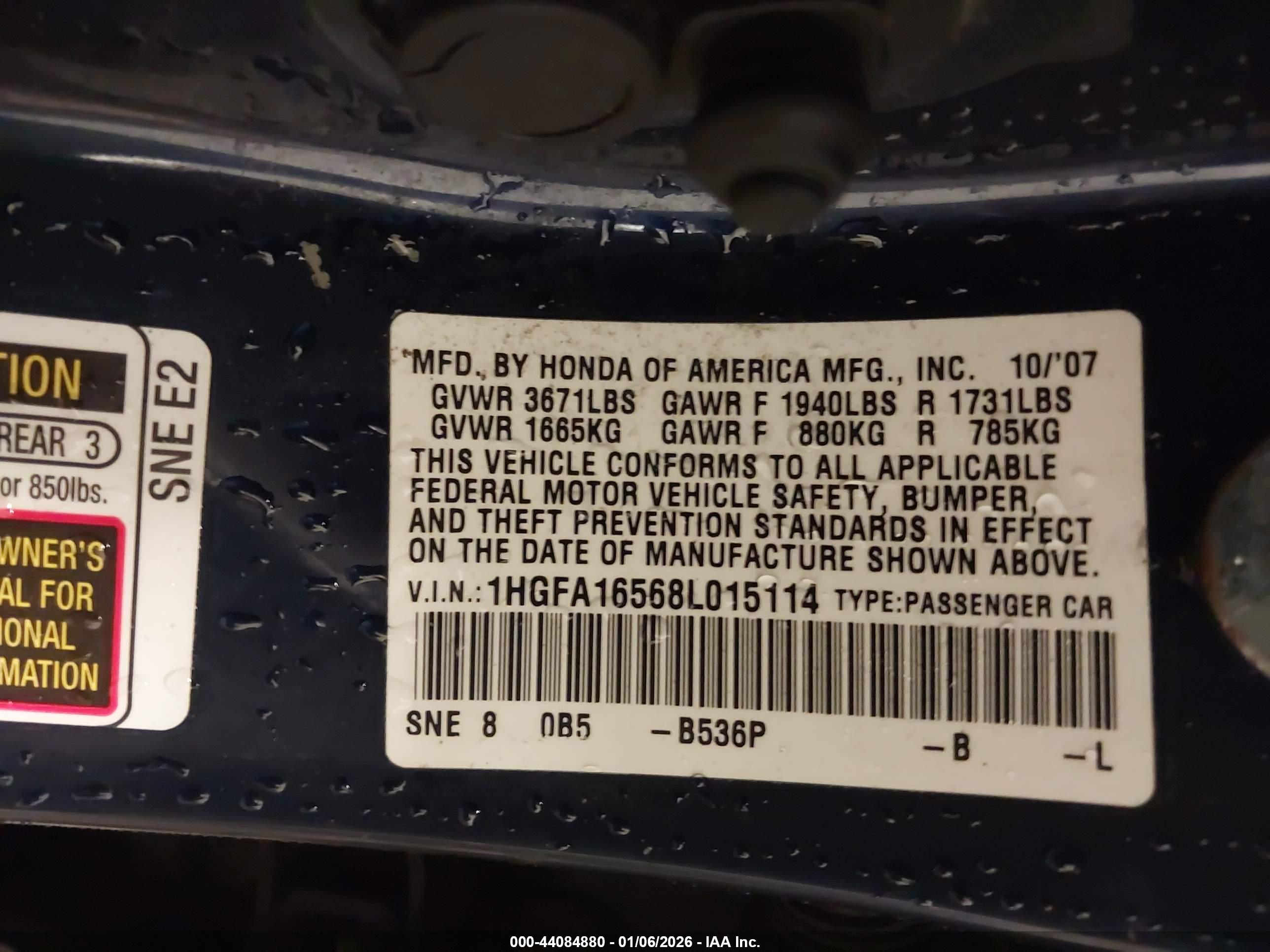 HONDA CIVIC image 9