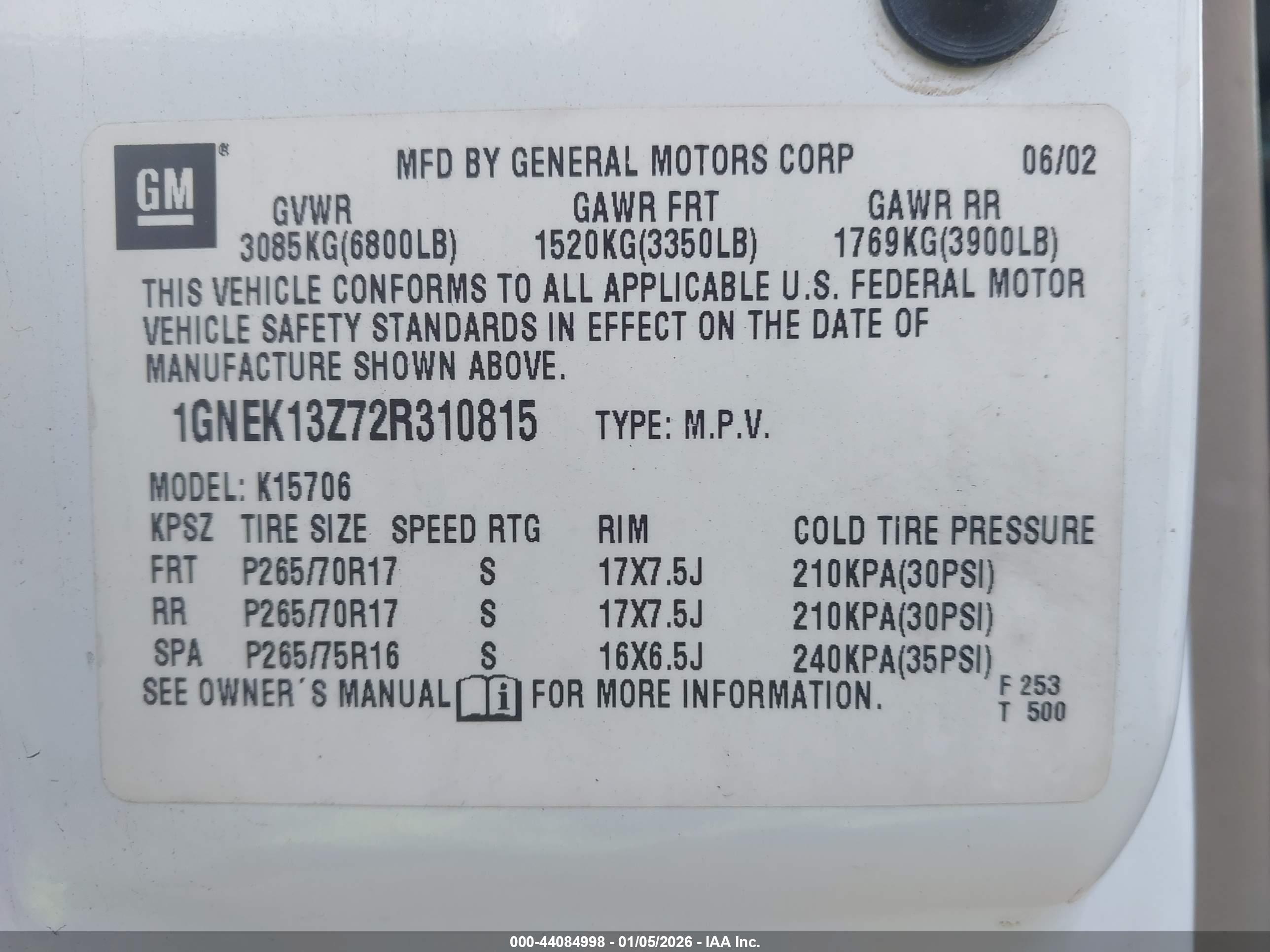 CHEVROLET TAHOE image 9