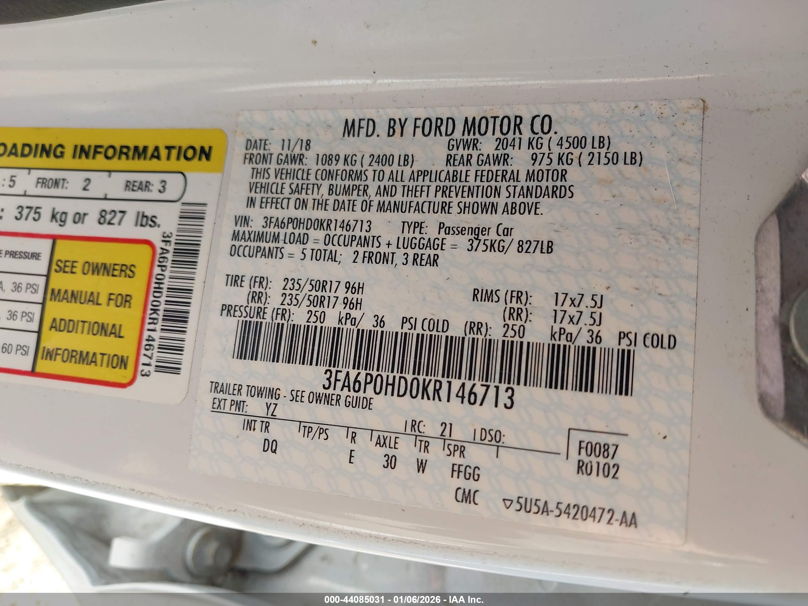 FORD FUSION image 9