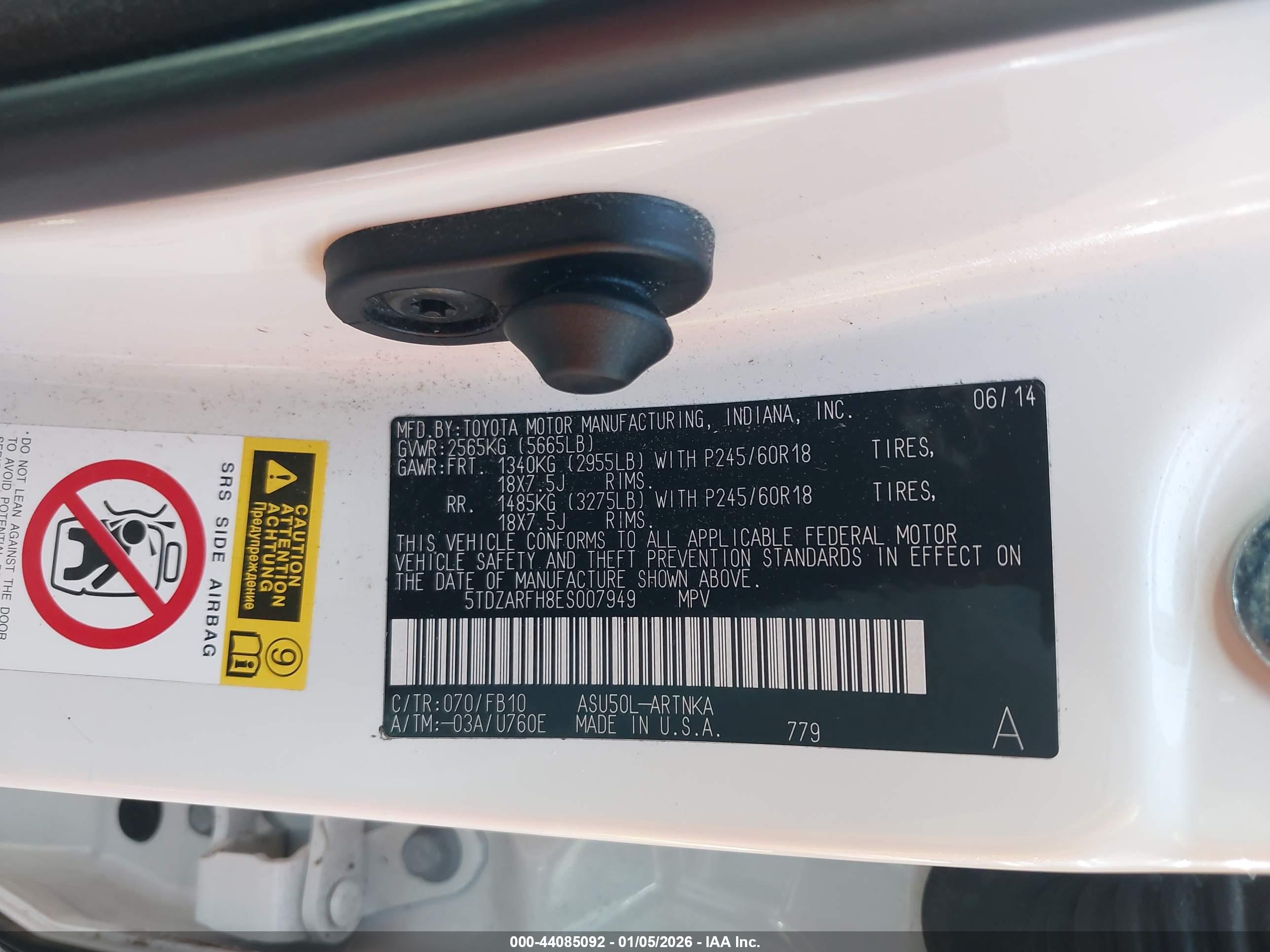 TOYOTA HIGHLANDER image 9