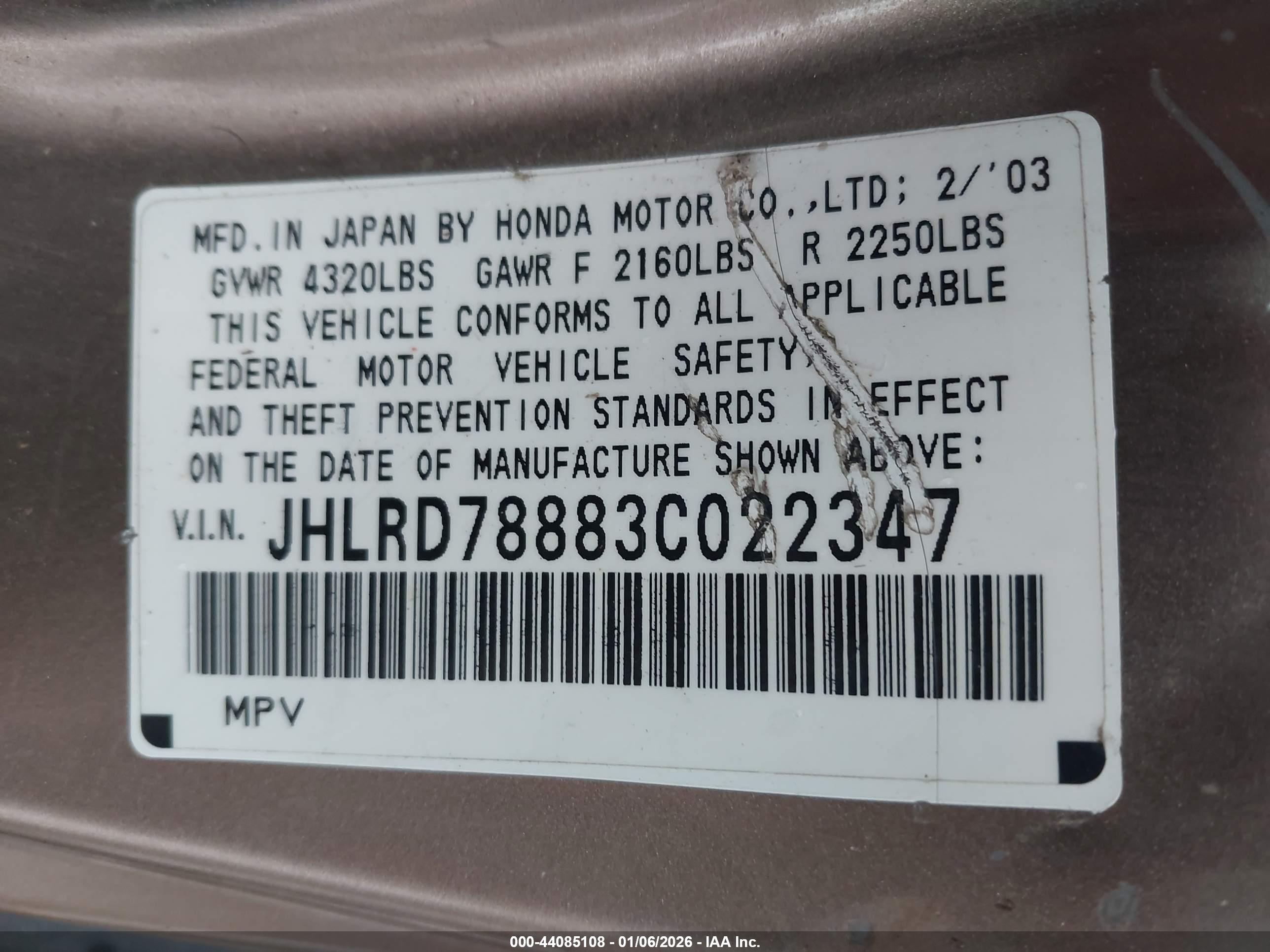 HONDA CR-V image 9