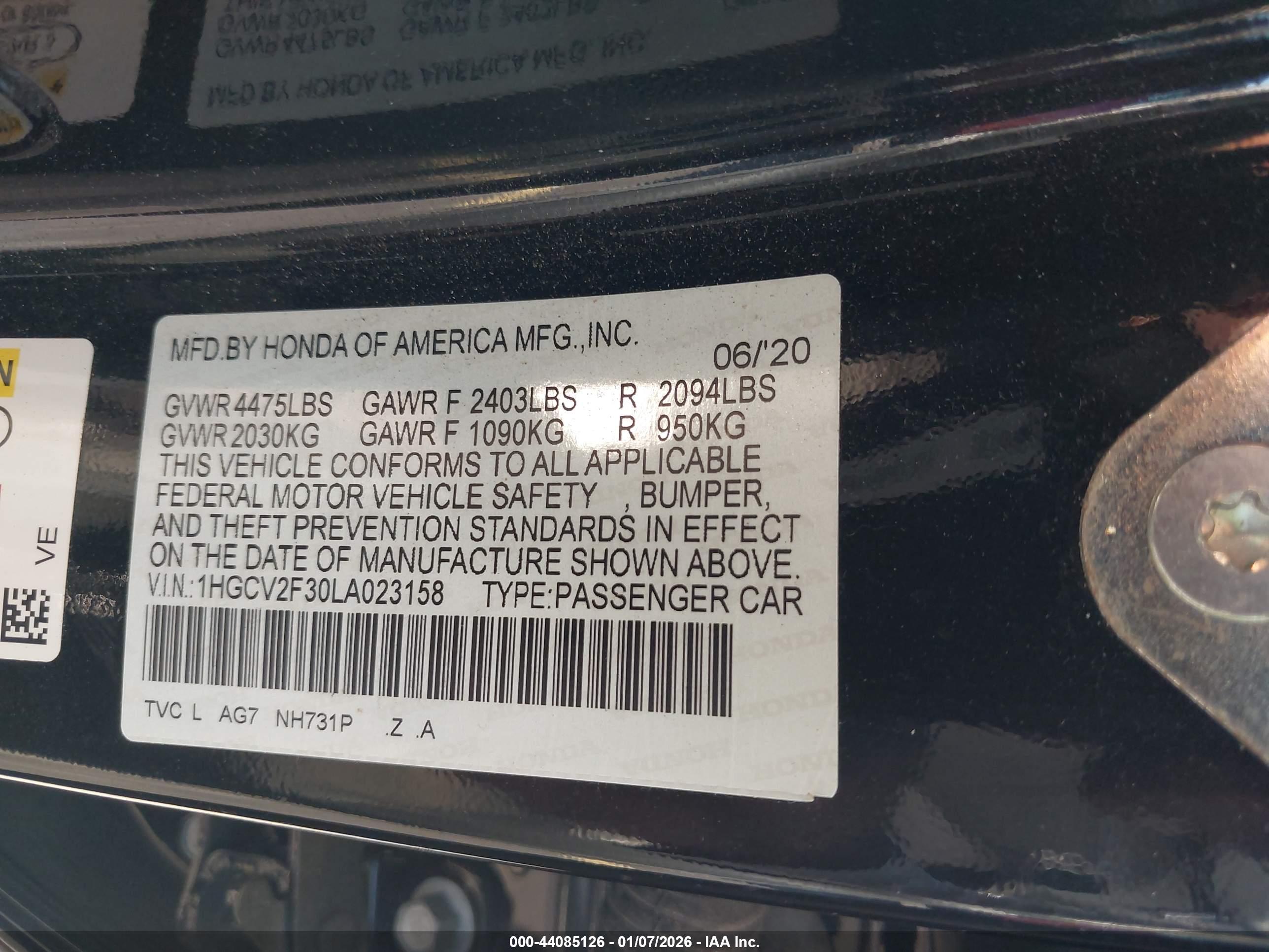 HONDA ACCORD image 9