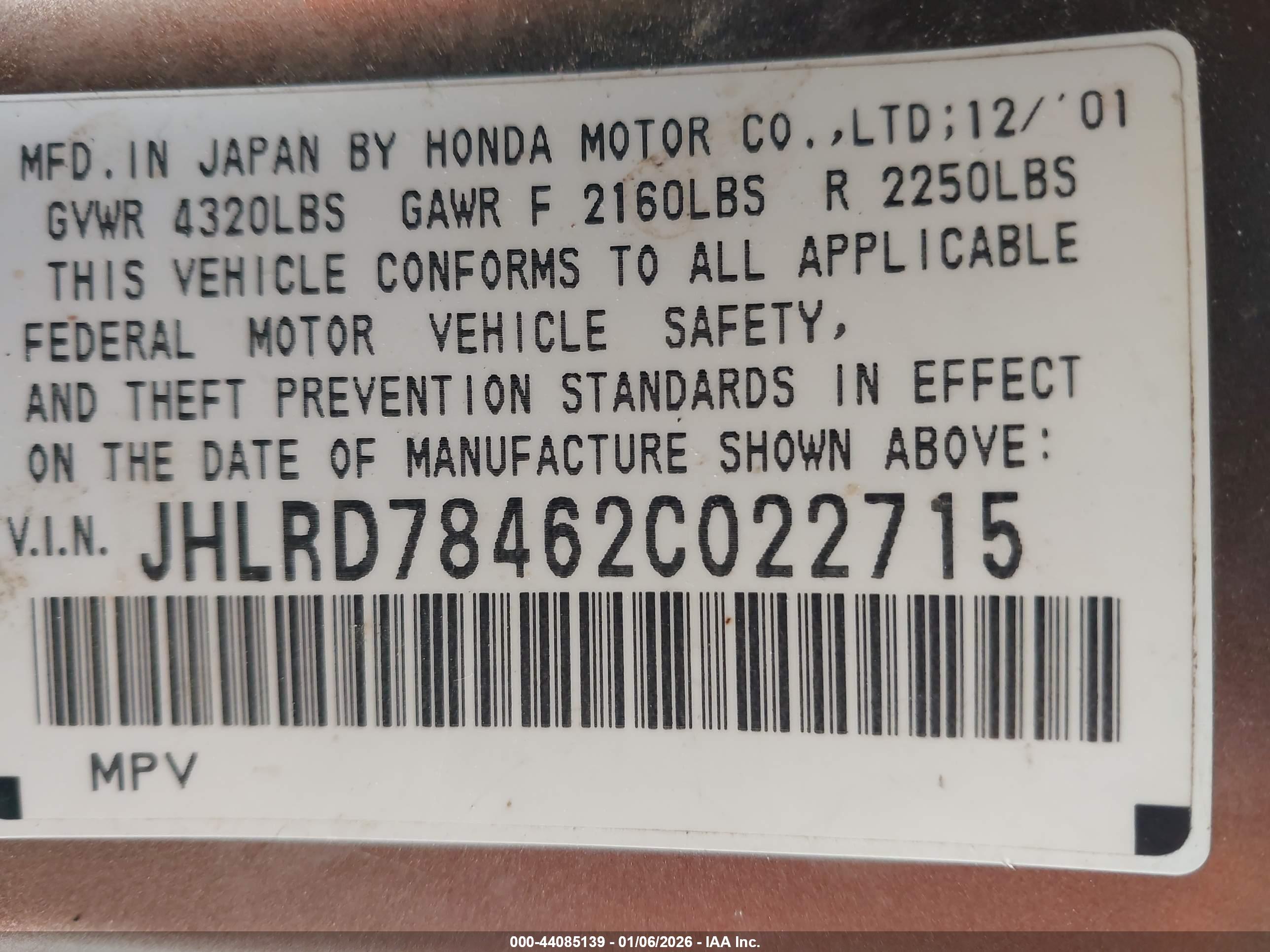 HONDA CR-V image 9