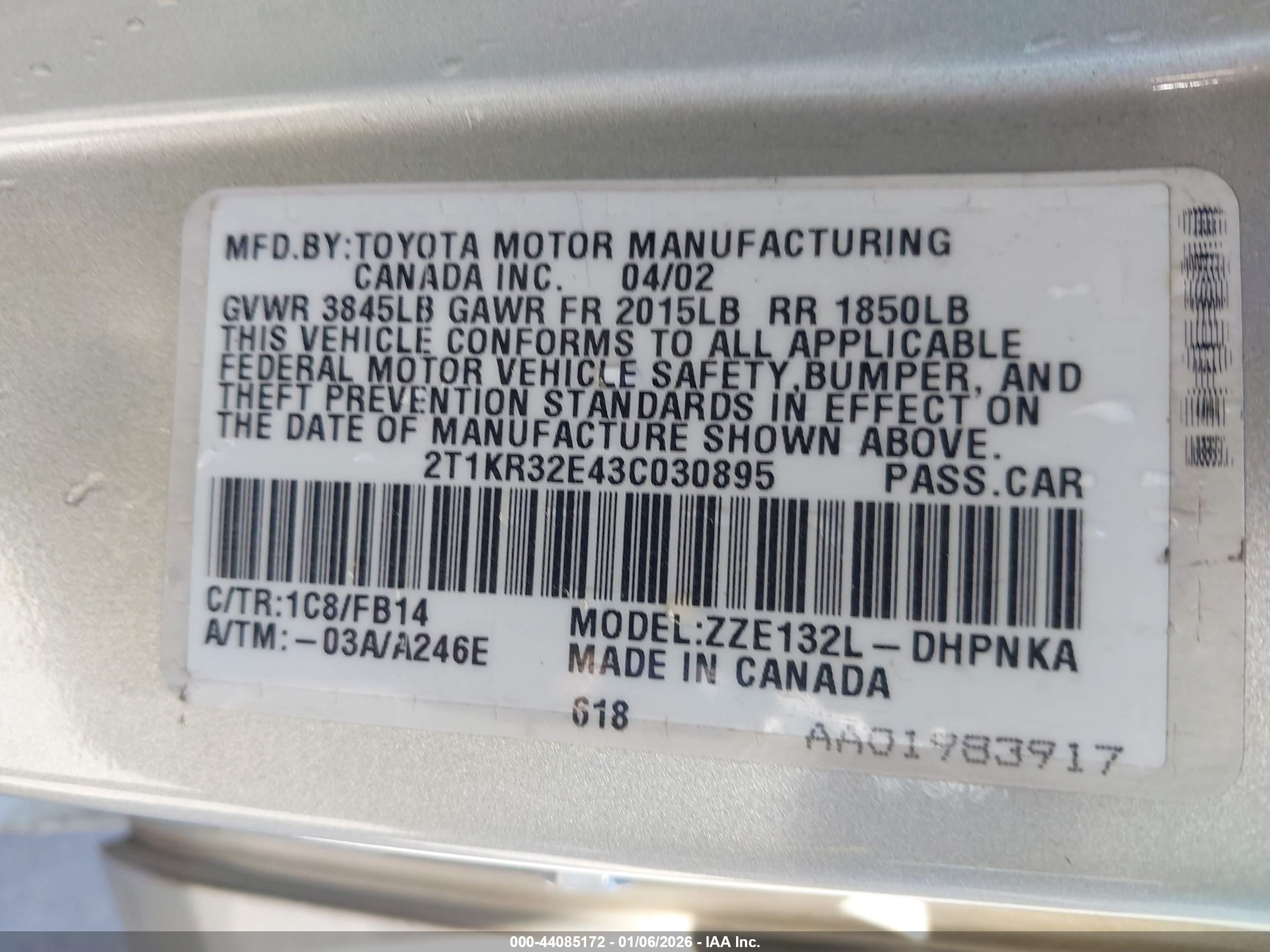 TOYOTA MATRIX image 9