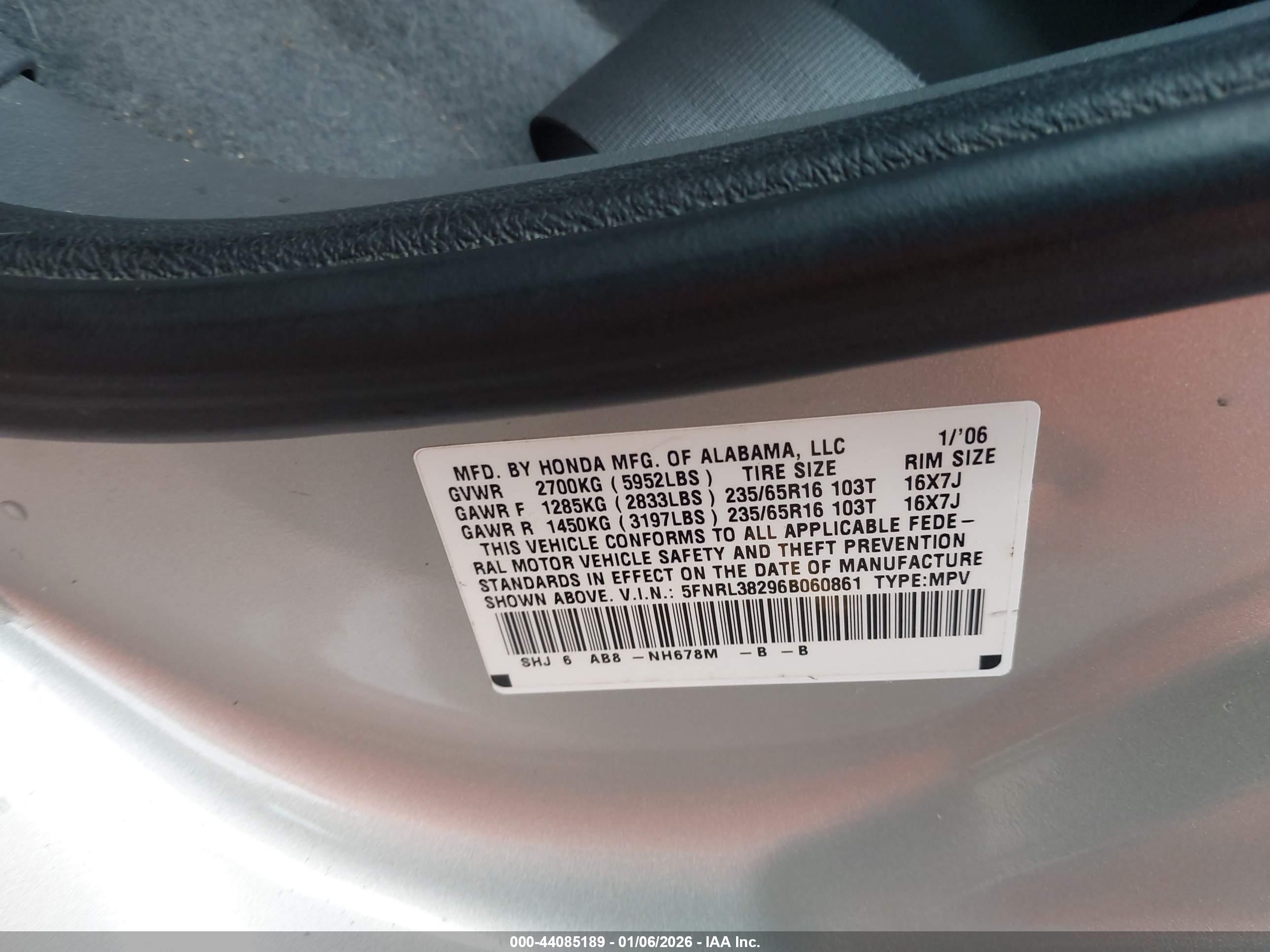 HONDA ODYSSEY image 9