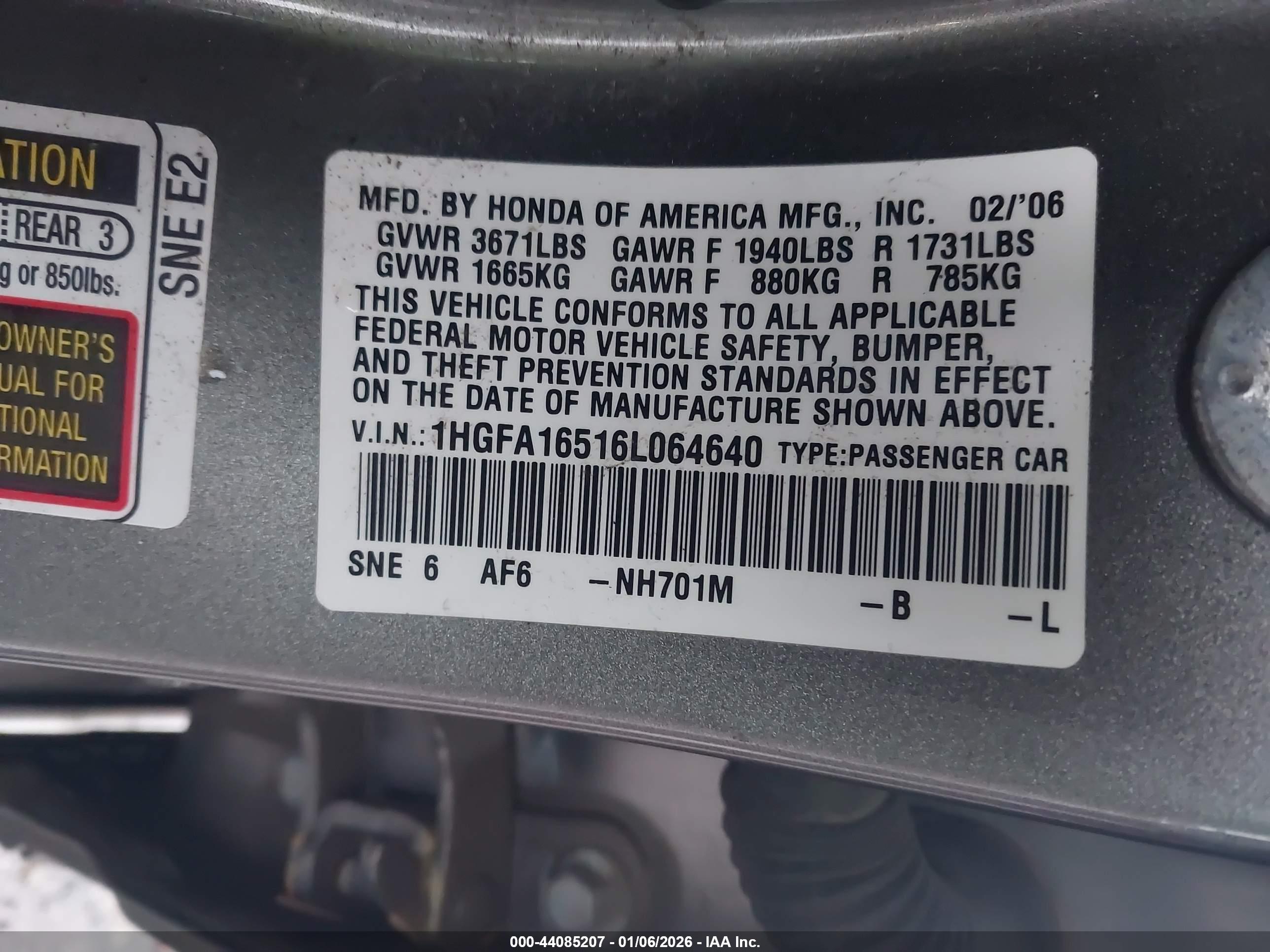 HONDA CIVIC image 9