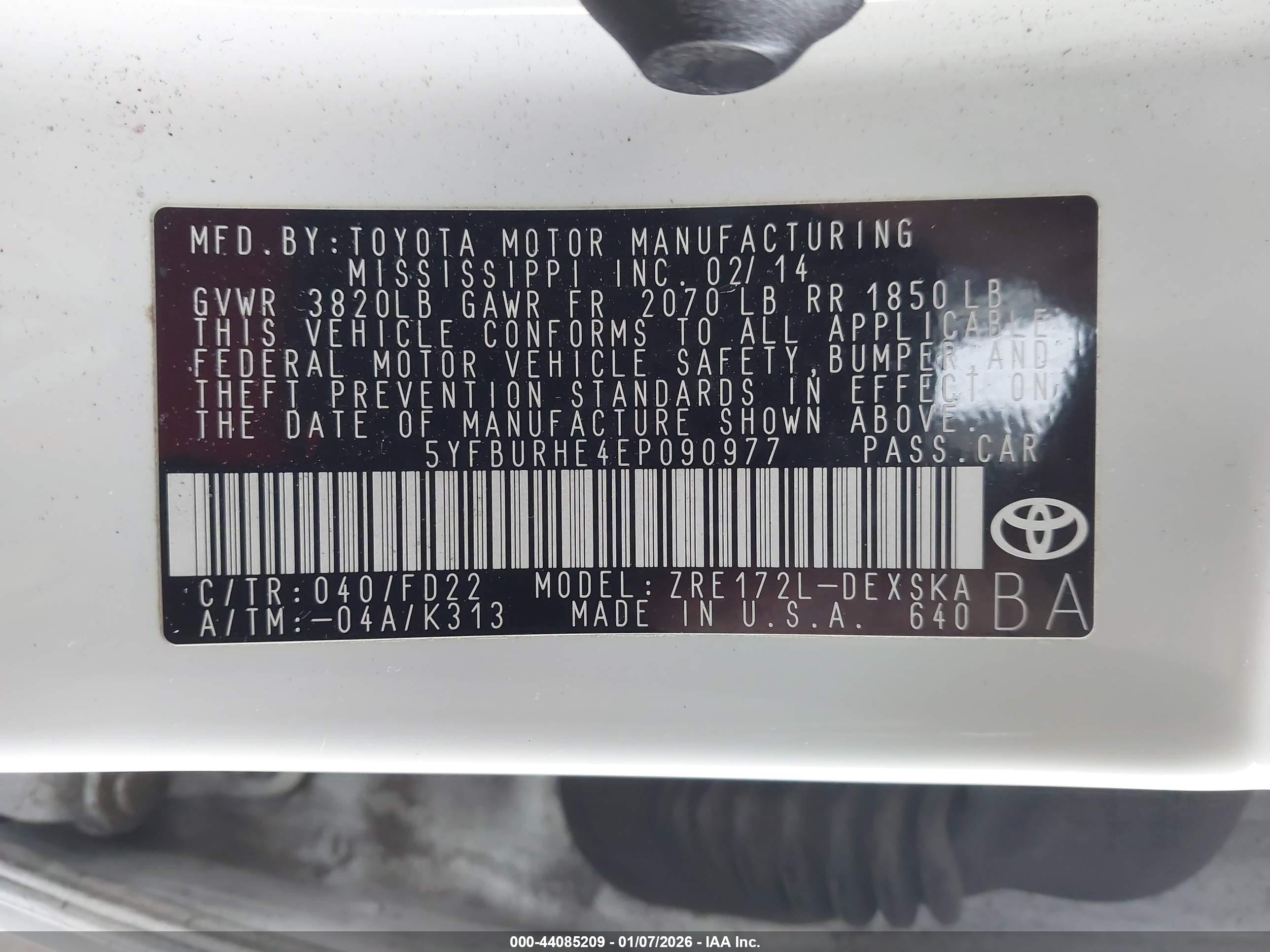 TOYOTA COROLLA image 9