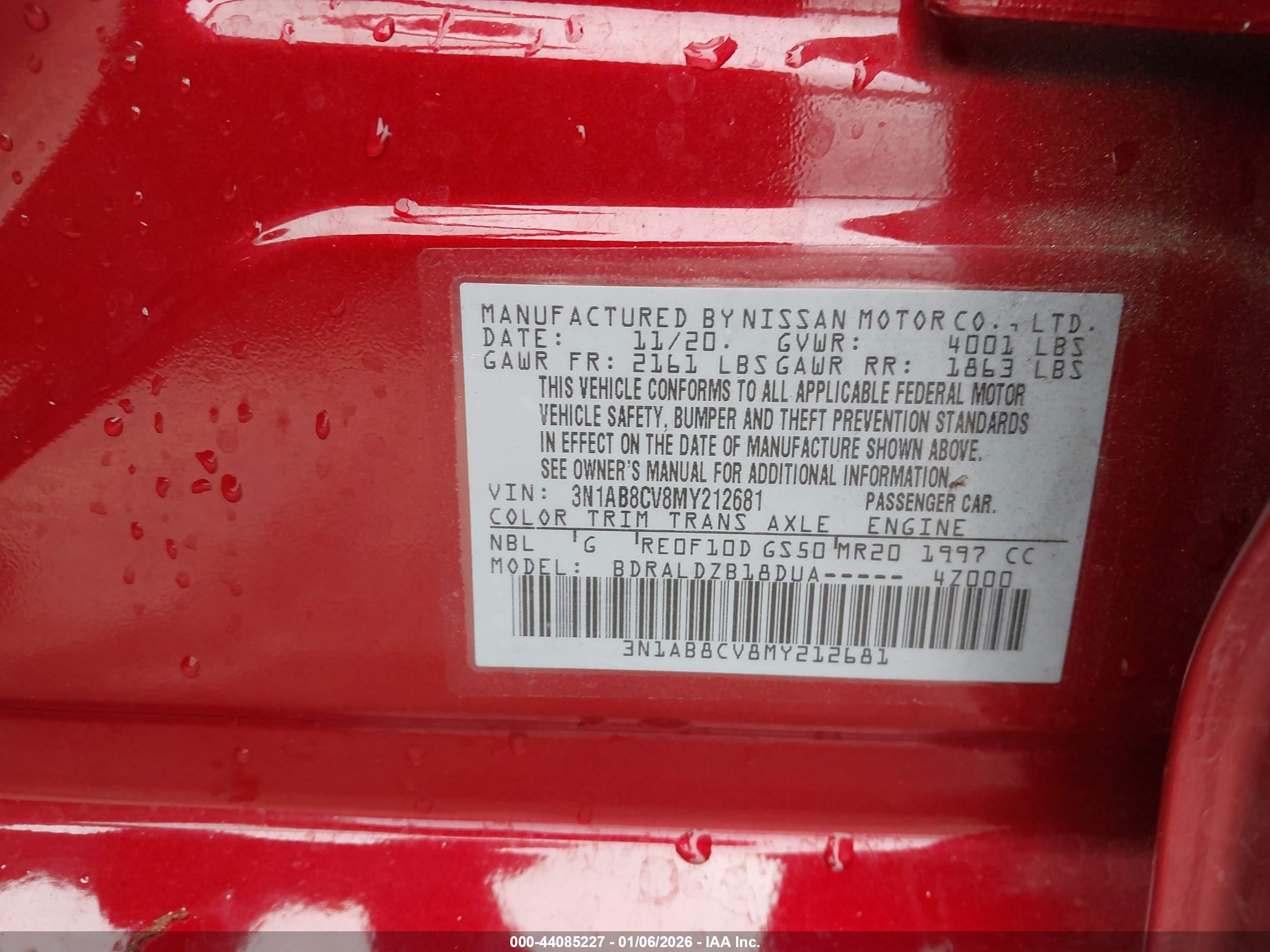 NISSAN SENTRA image 9