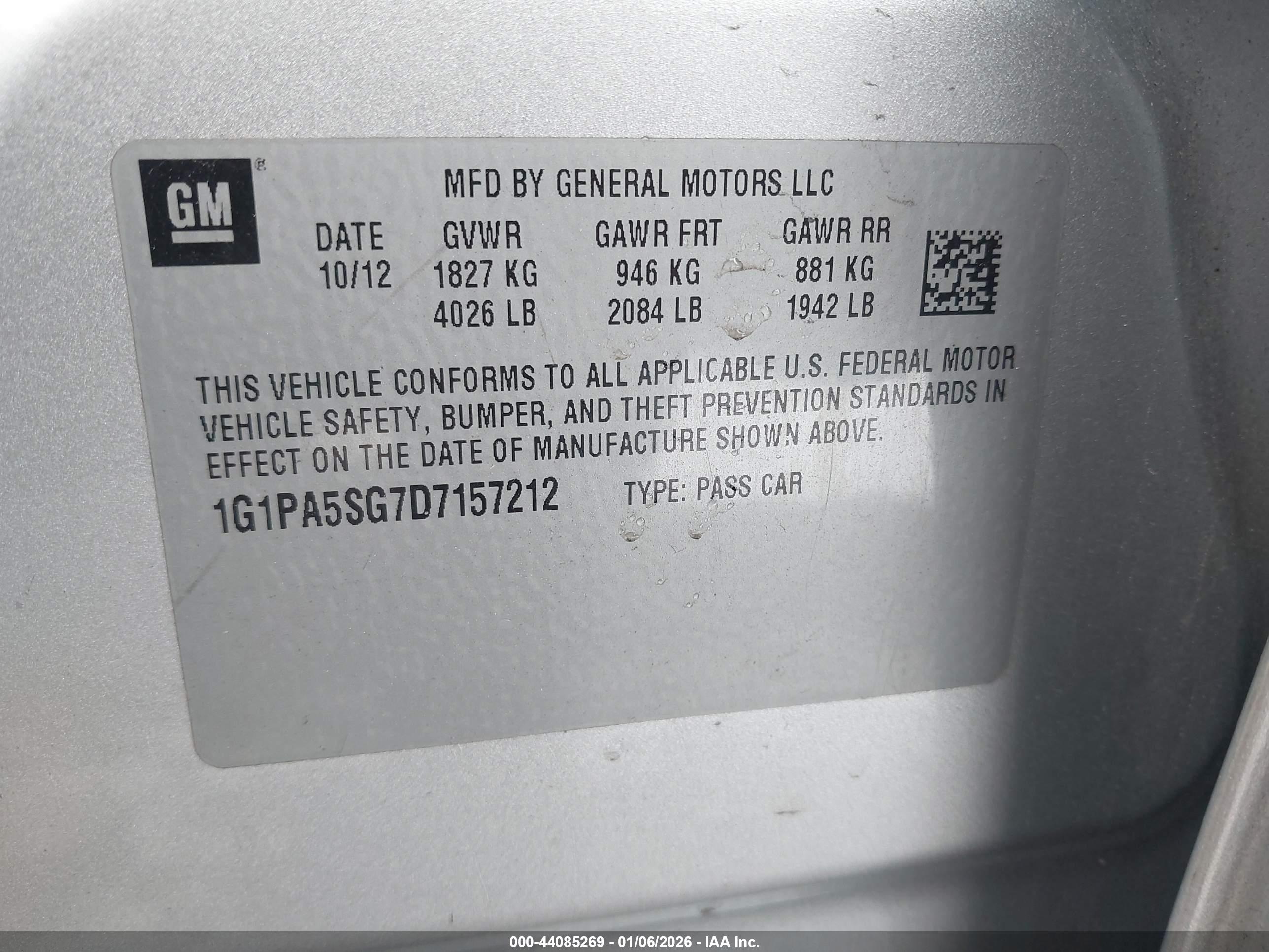 CHEVROLET CRUZE image 9