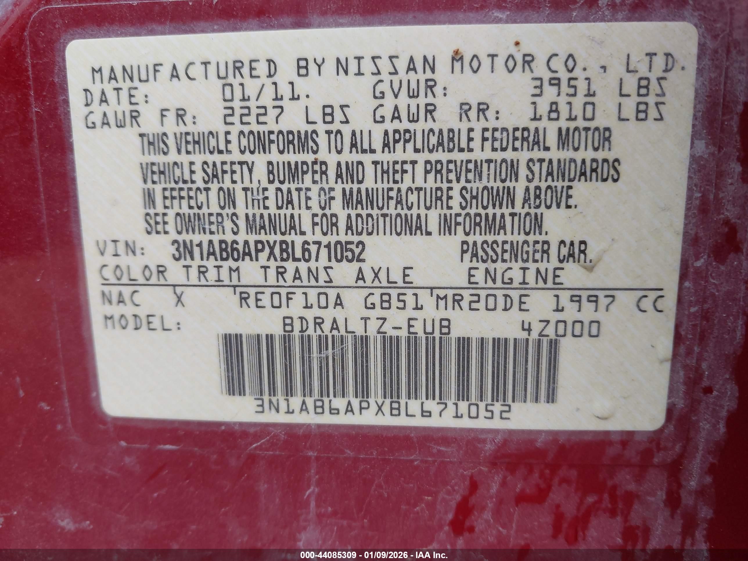NISSAN SENTRA image 9