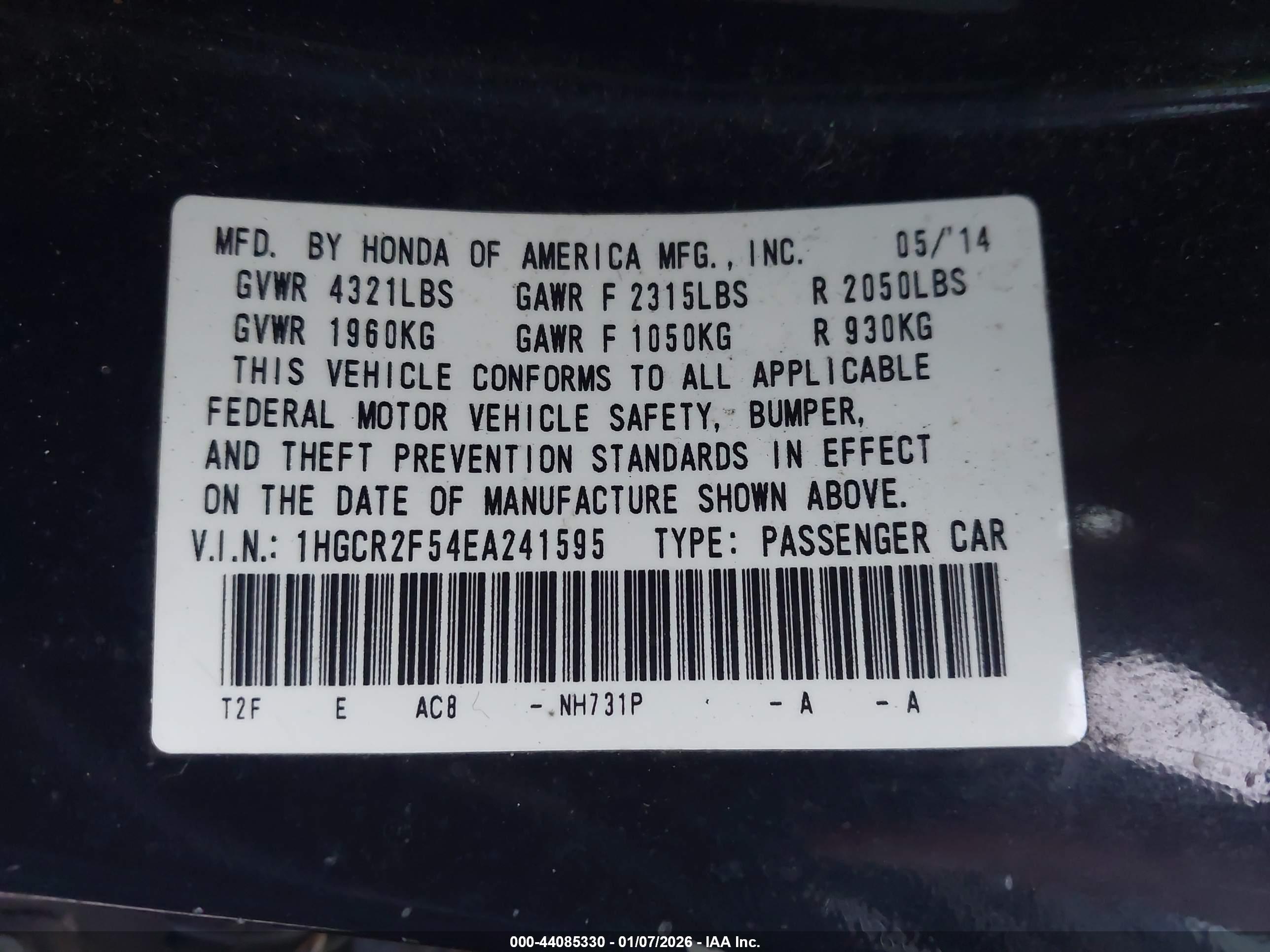 HONDA ACCORD image 9