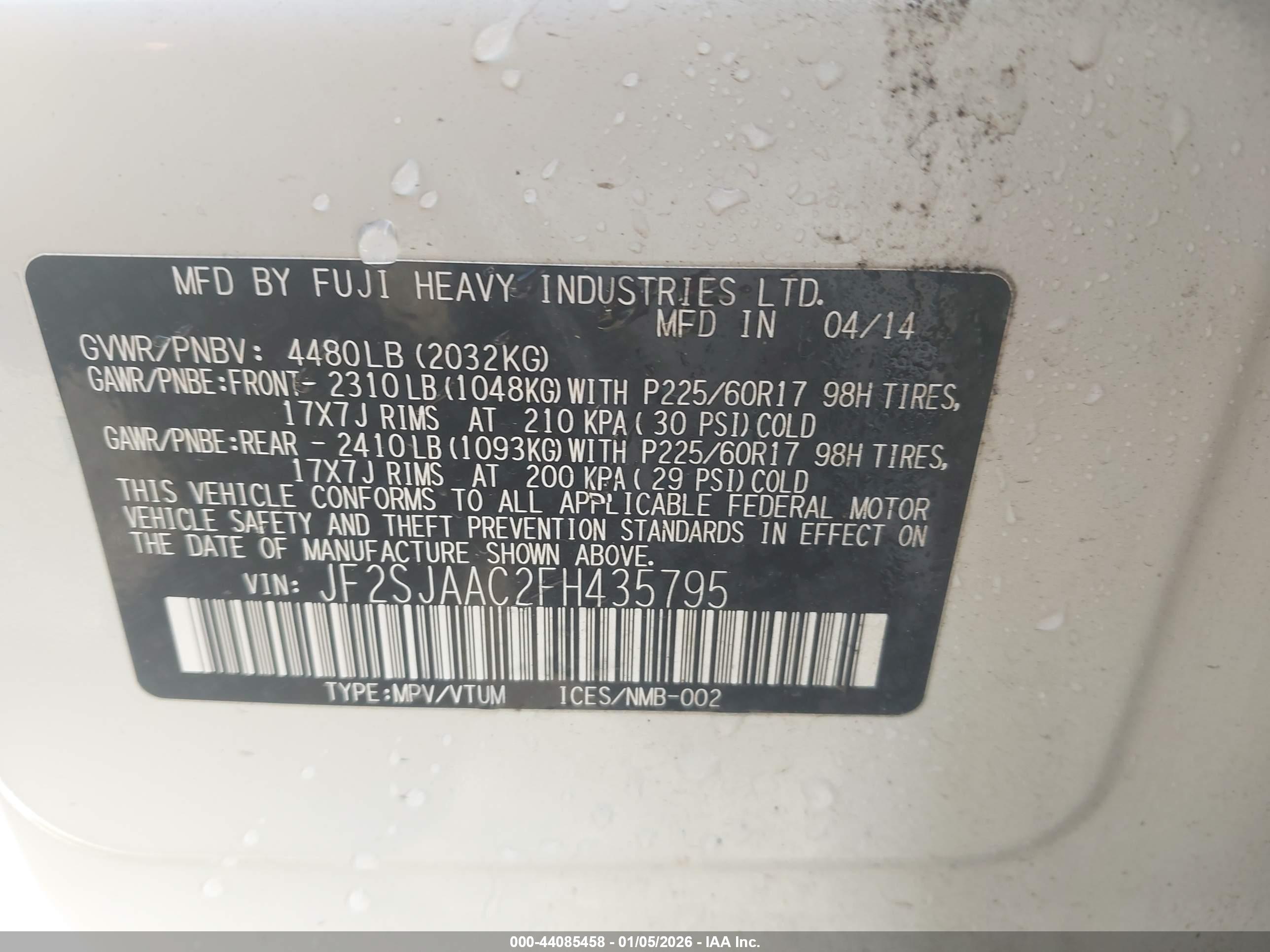 SUBARU FORESTER image 9