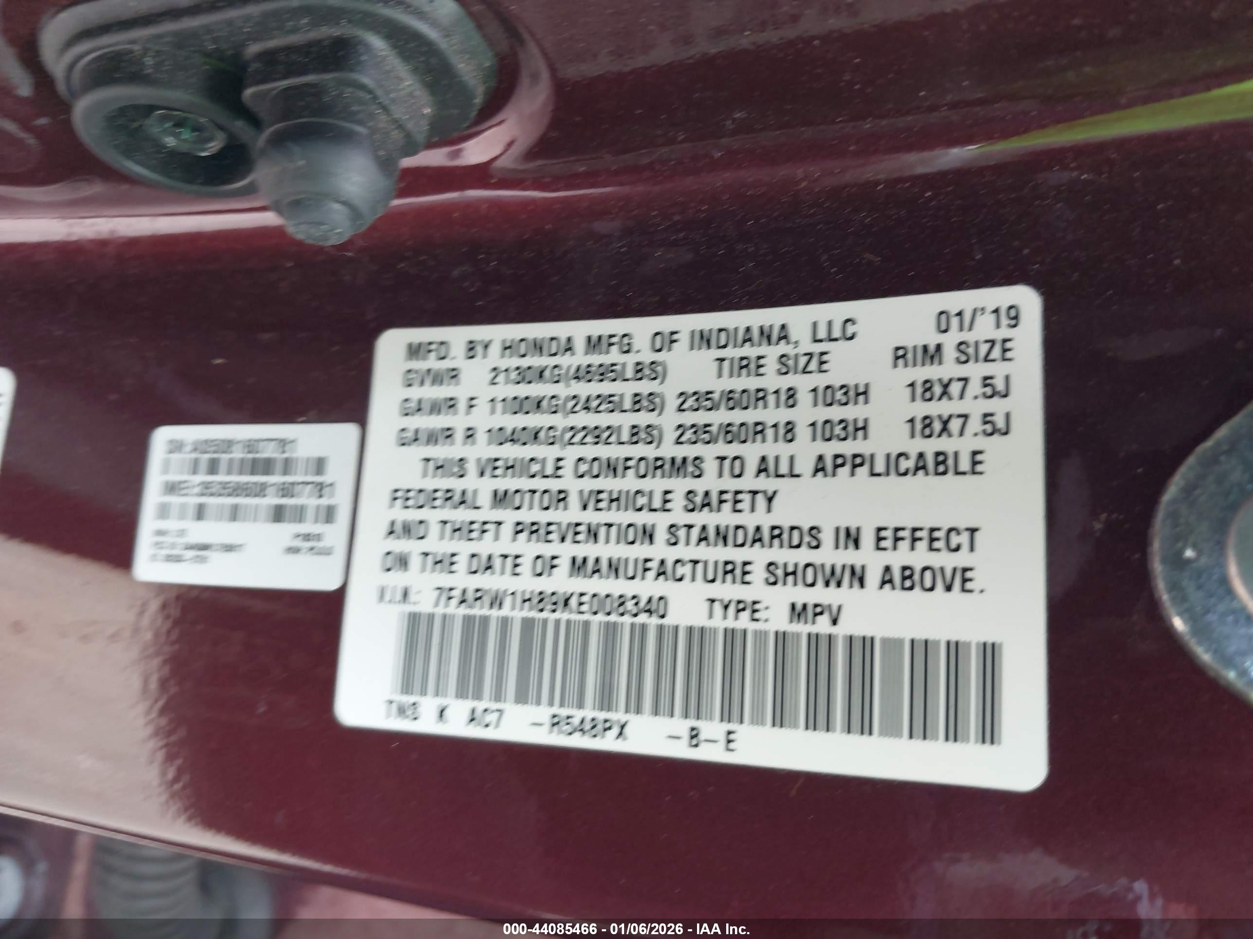 HONDA CR-V image 9