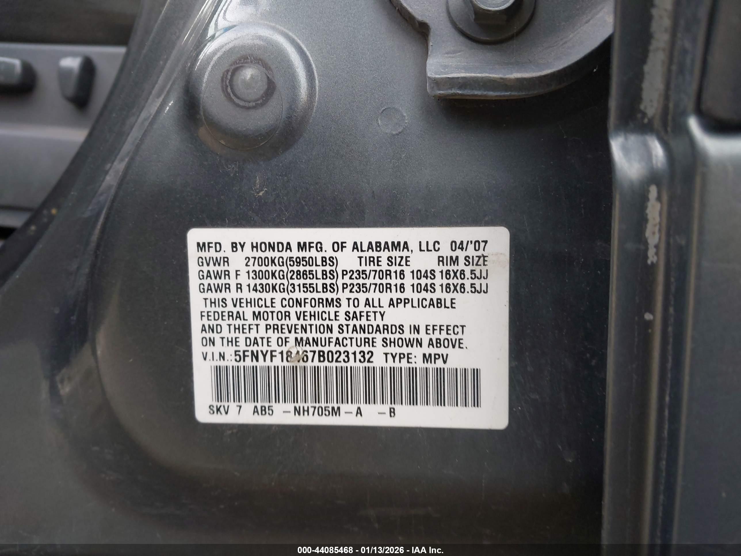 HONDA PILOT image 9